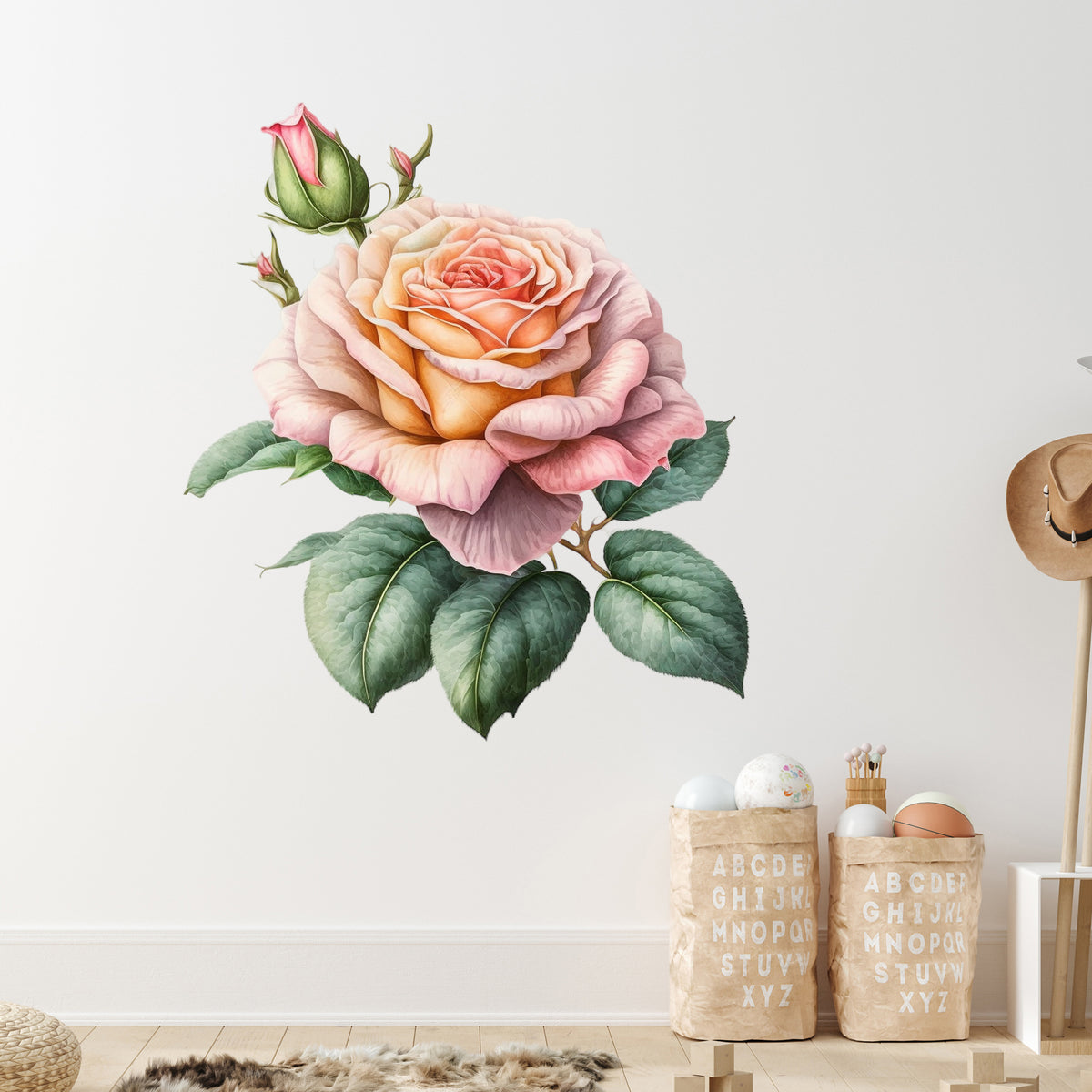 Wandtattoo Rose