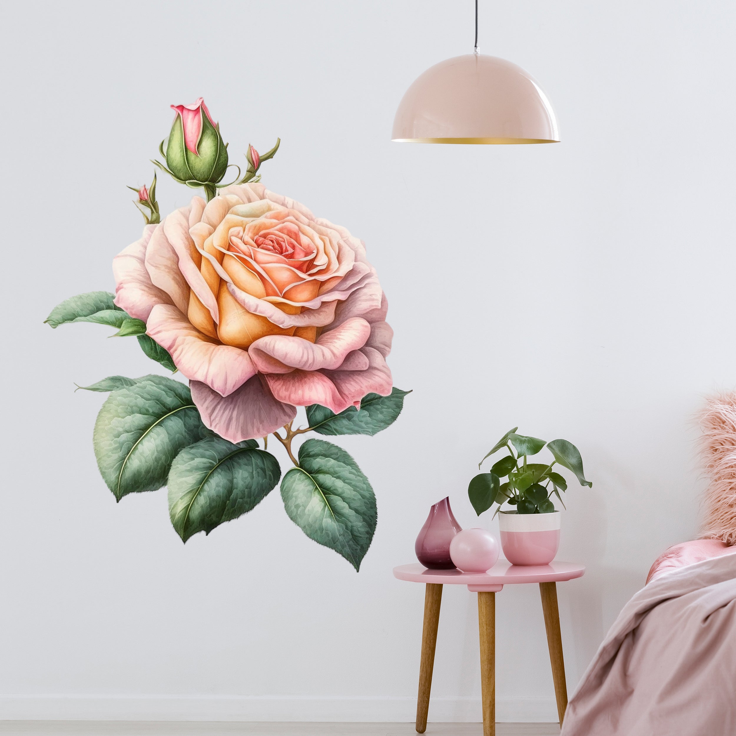 Wandtattoo Rose