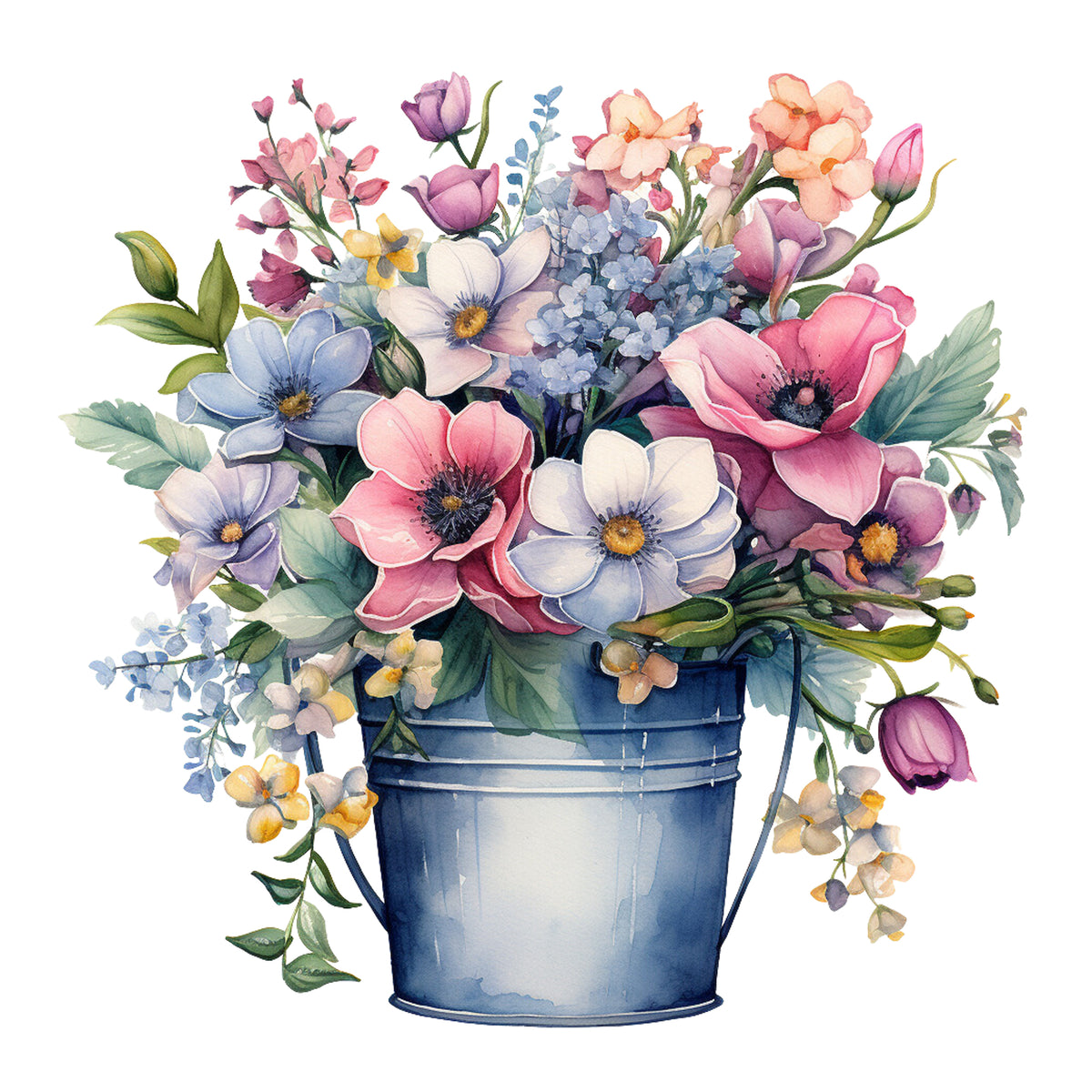 Wandtattoo Blumenstrauß