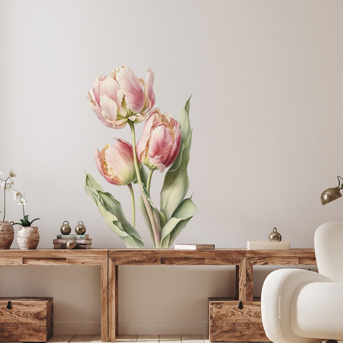 Wandtattoo Tulpen