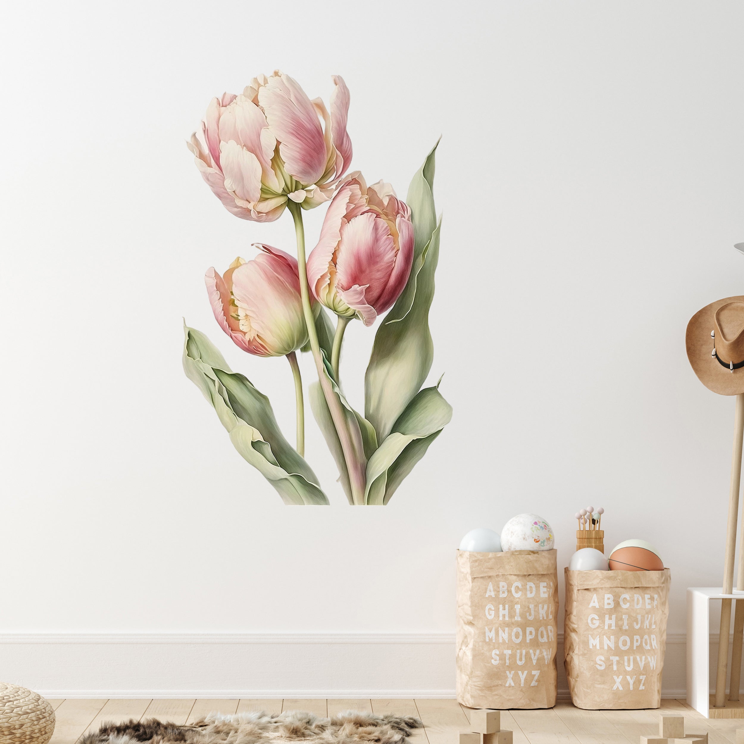 Wandtattoo Tulpen