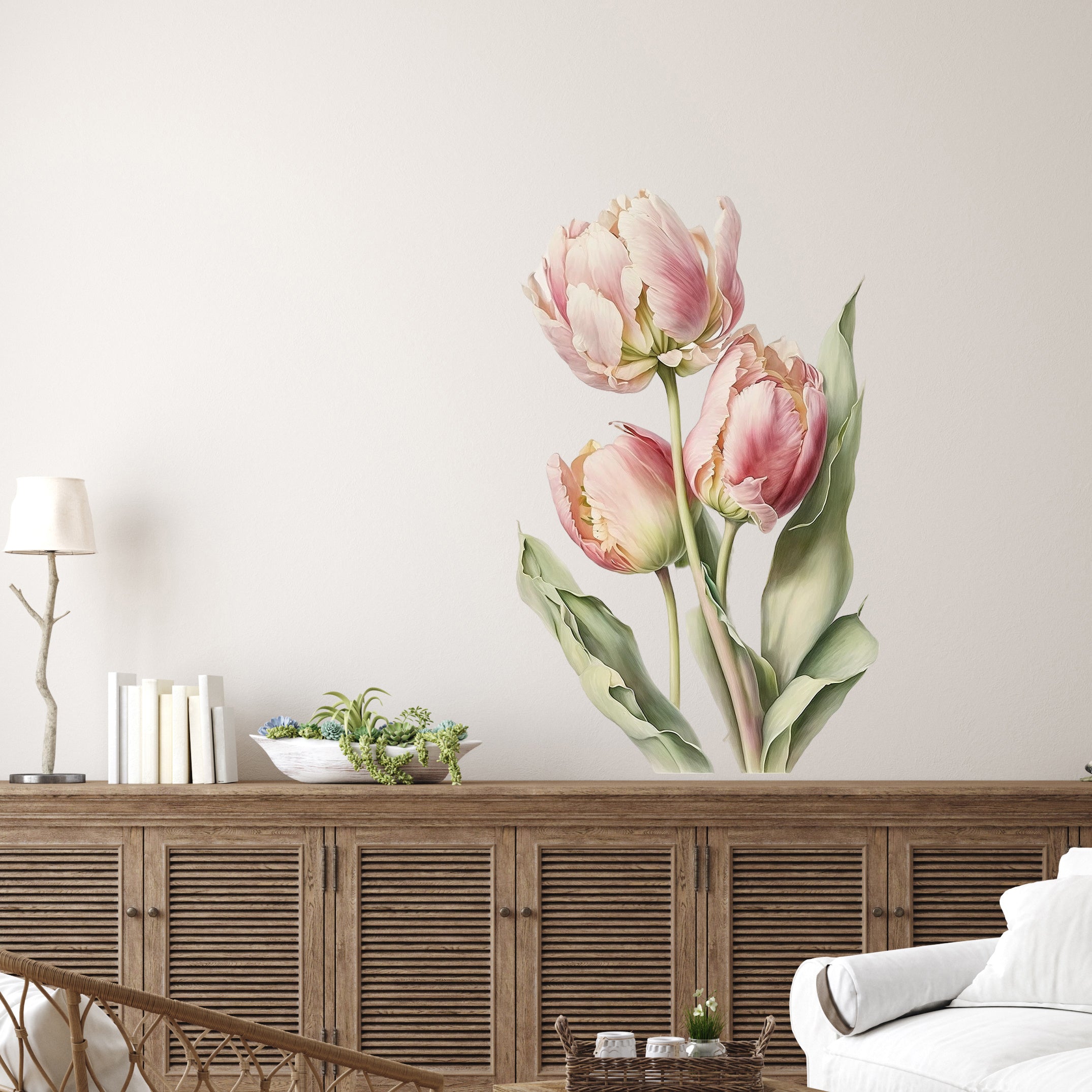 Wandtattoo Tulpen