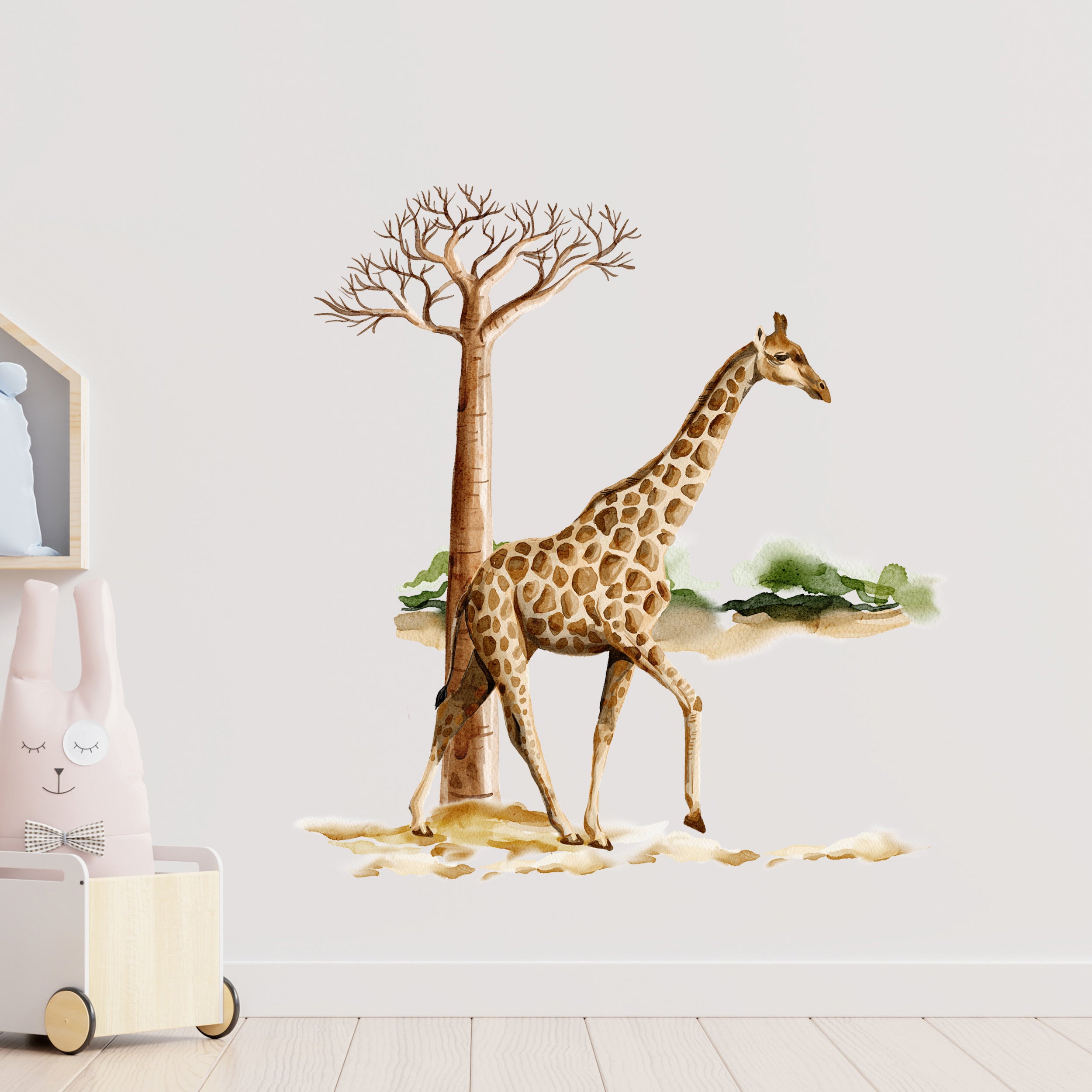 Wandtattoo Giraffe