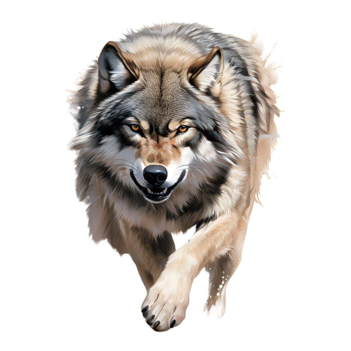 Wandtattoo Wolf