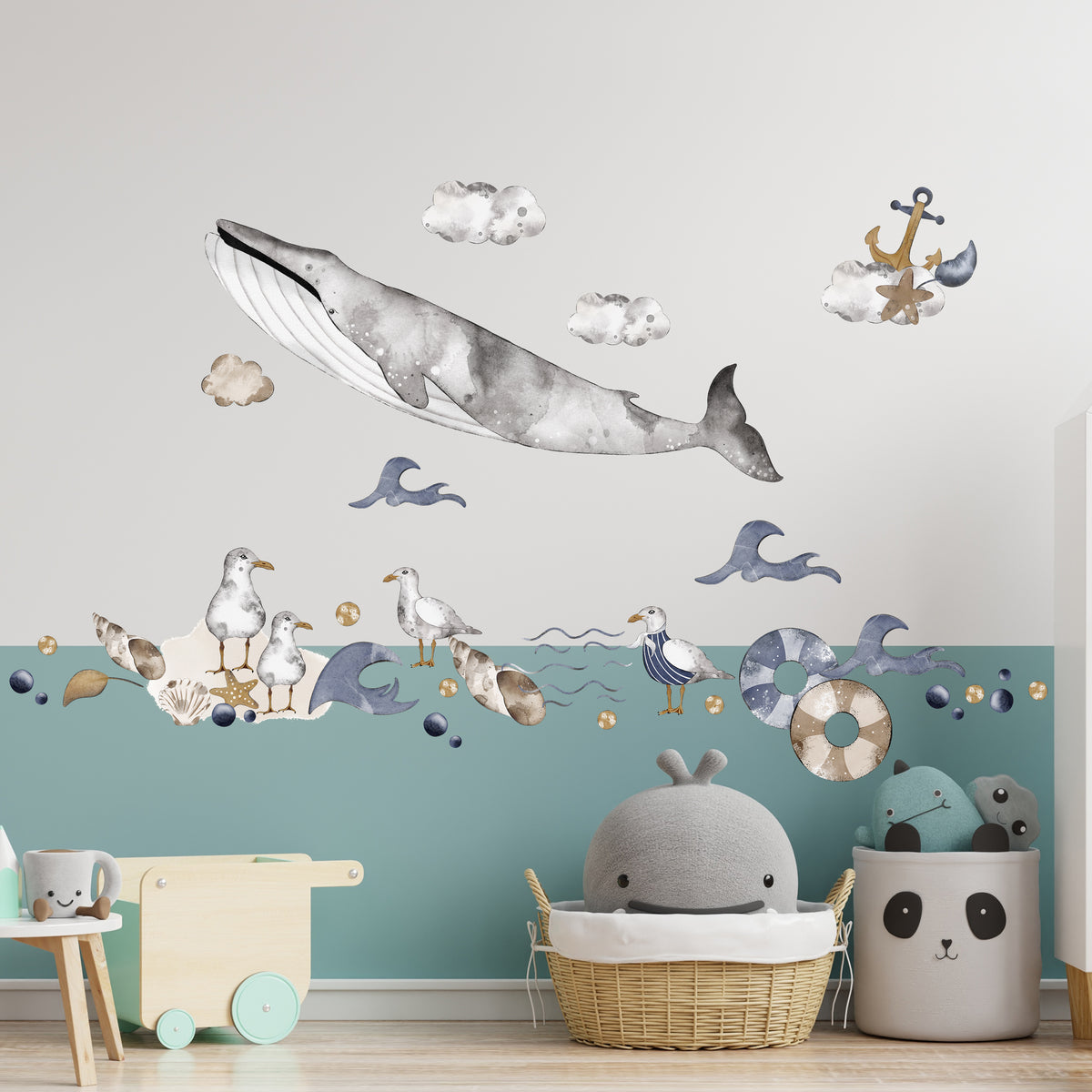 Wandtattoo Unterwasserwelt