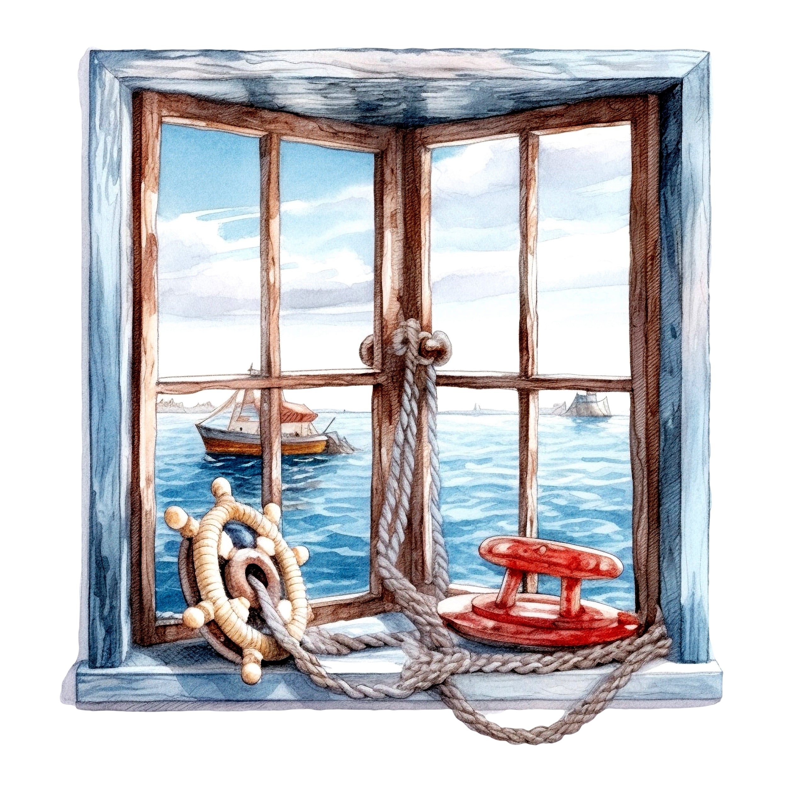 Wandtattoo Fensterblick