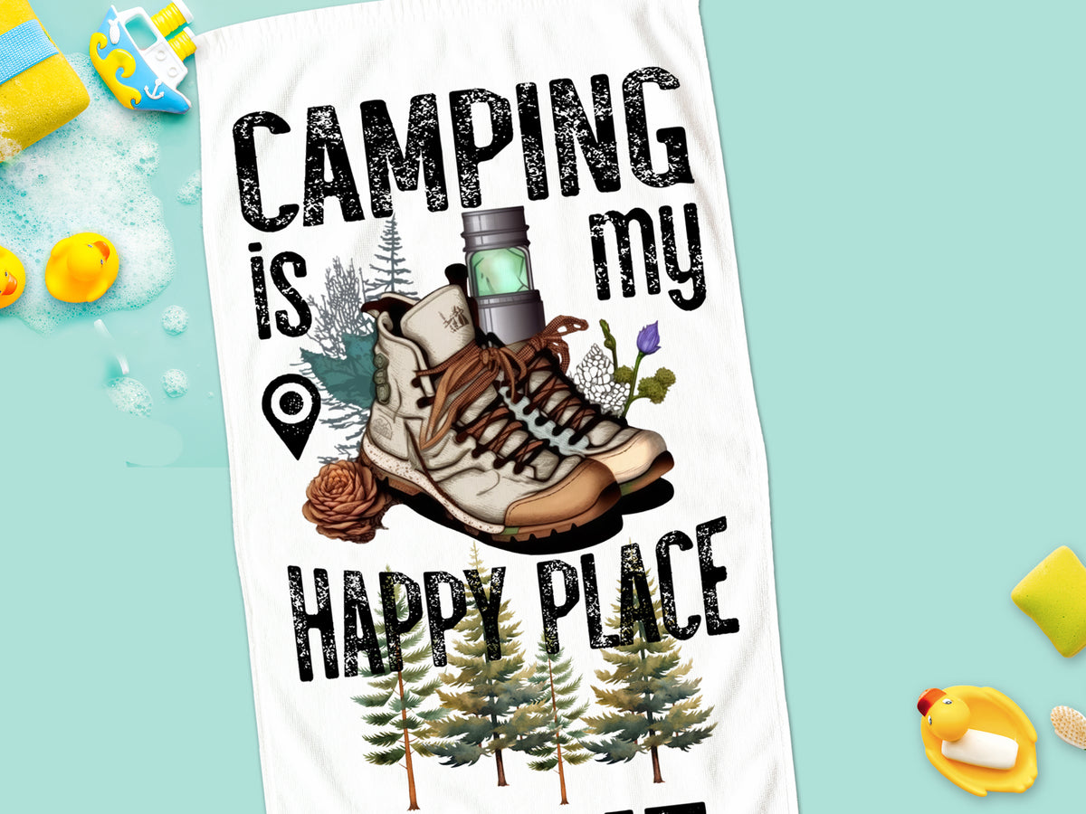 Handtuch Camping Schuh