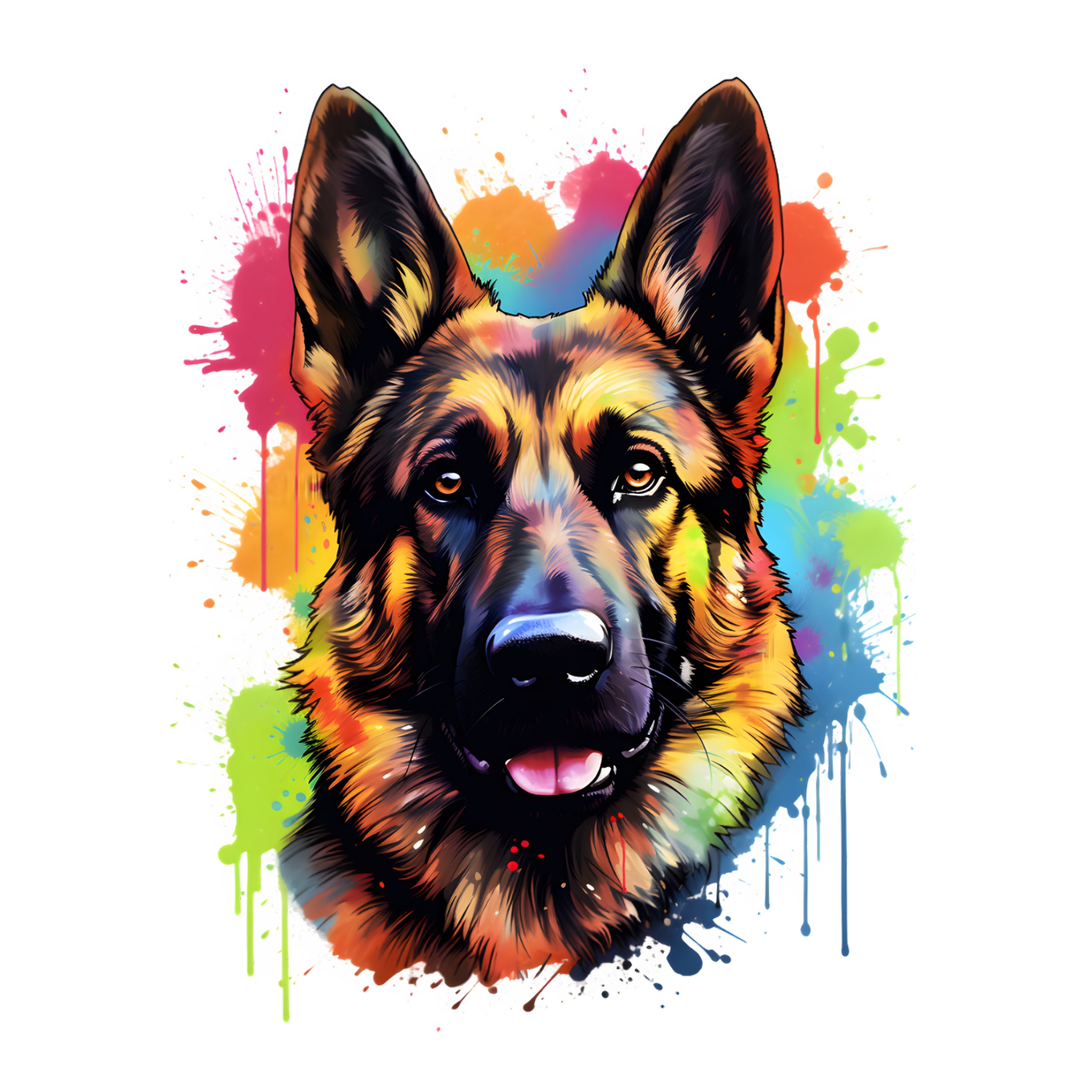 Wandtattoo Deutscher Schäferhund