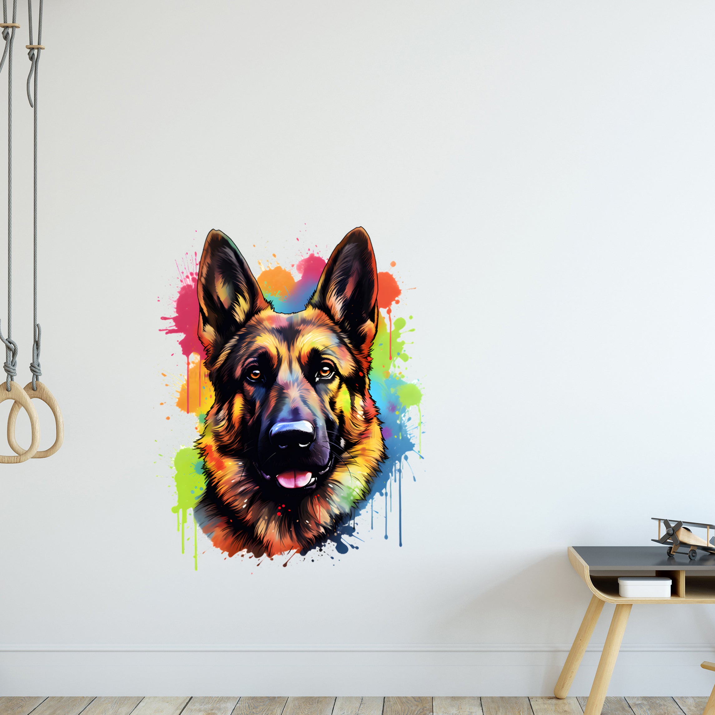 Wandtattoo Deutscher Schäferhund