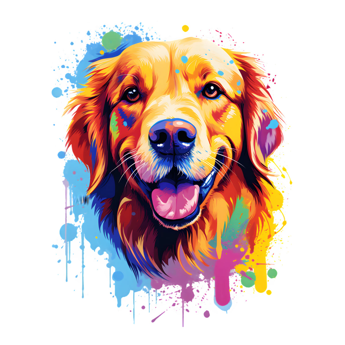 Wandtattoo Goldener Retriever