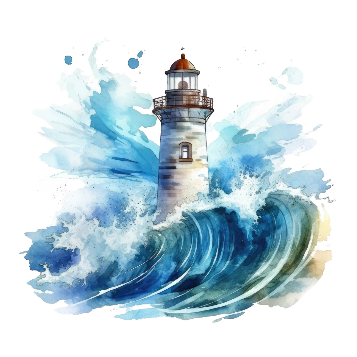 Wandtattoo Leuchtturm - Ein Ozean der Ruhe