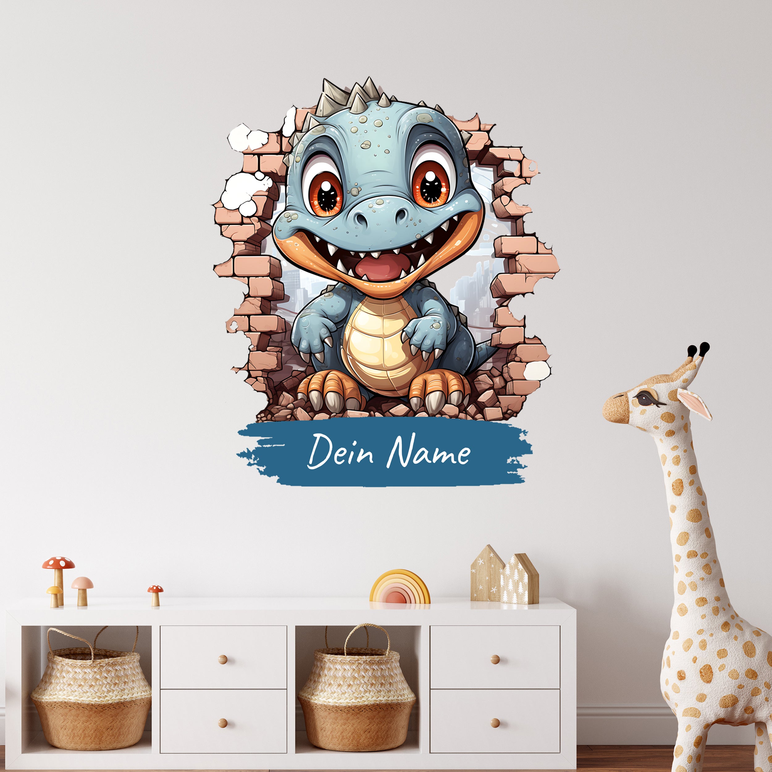 Wandtattoo Dinosaurier