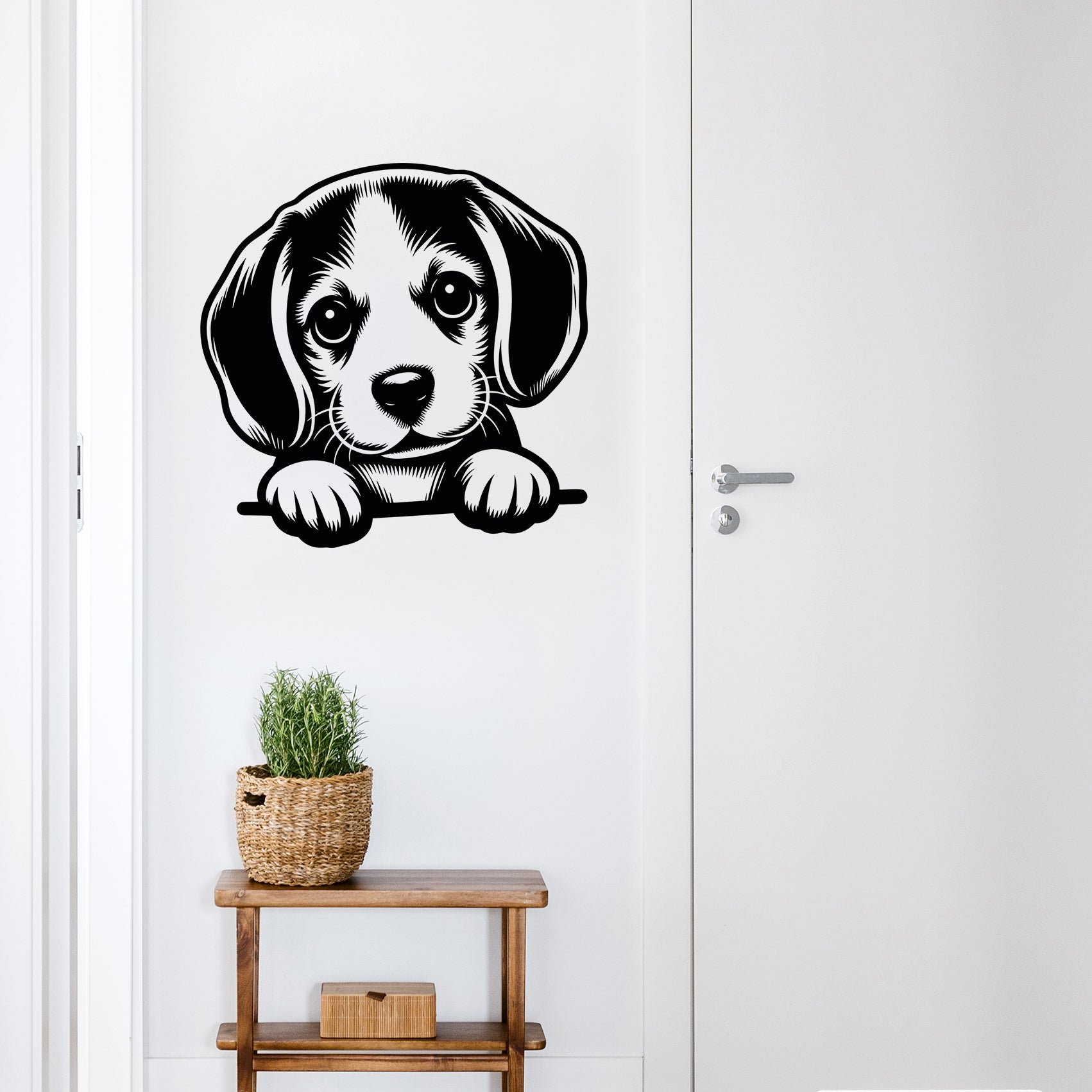 Wandtattoo Hundewelpe