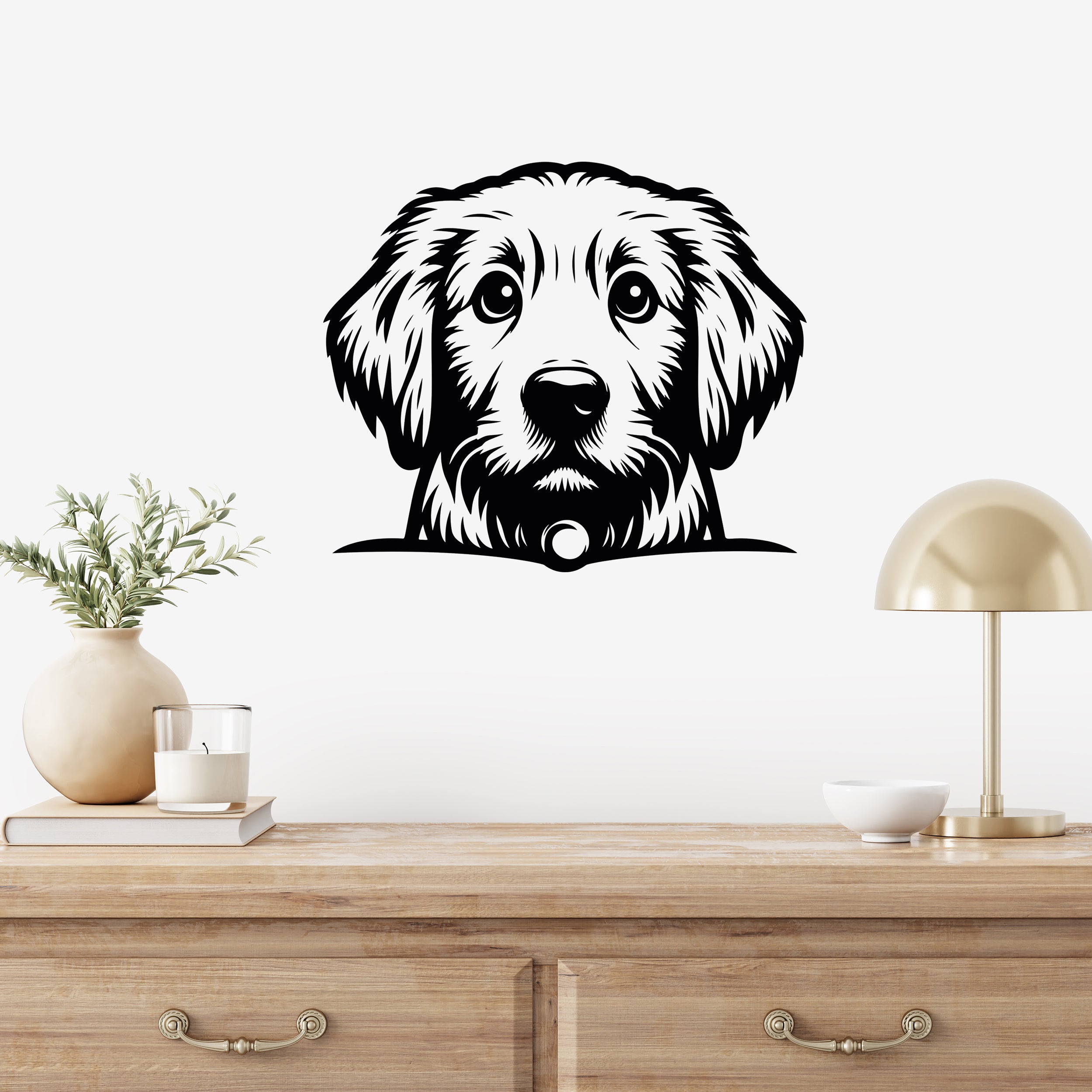Wandtattoo Hund