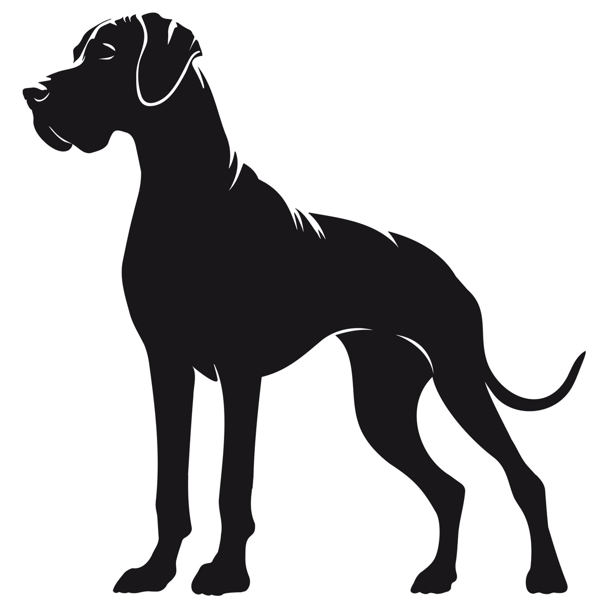 Wandtattoo Hund