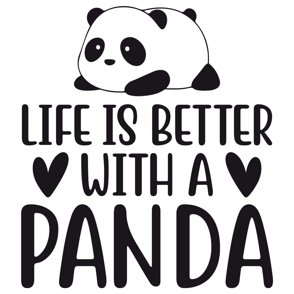 Wandtattoo Panda