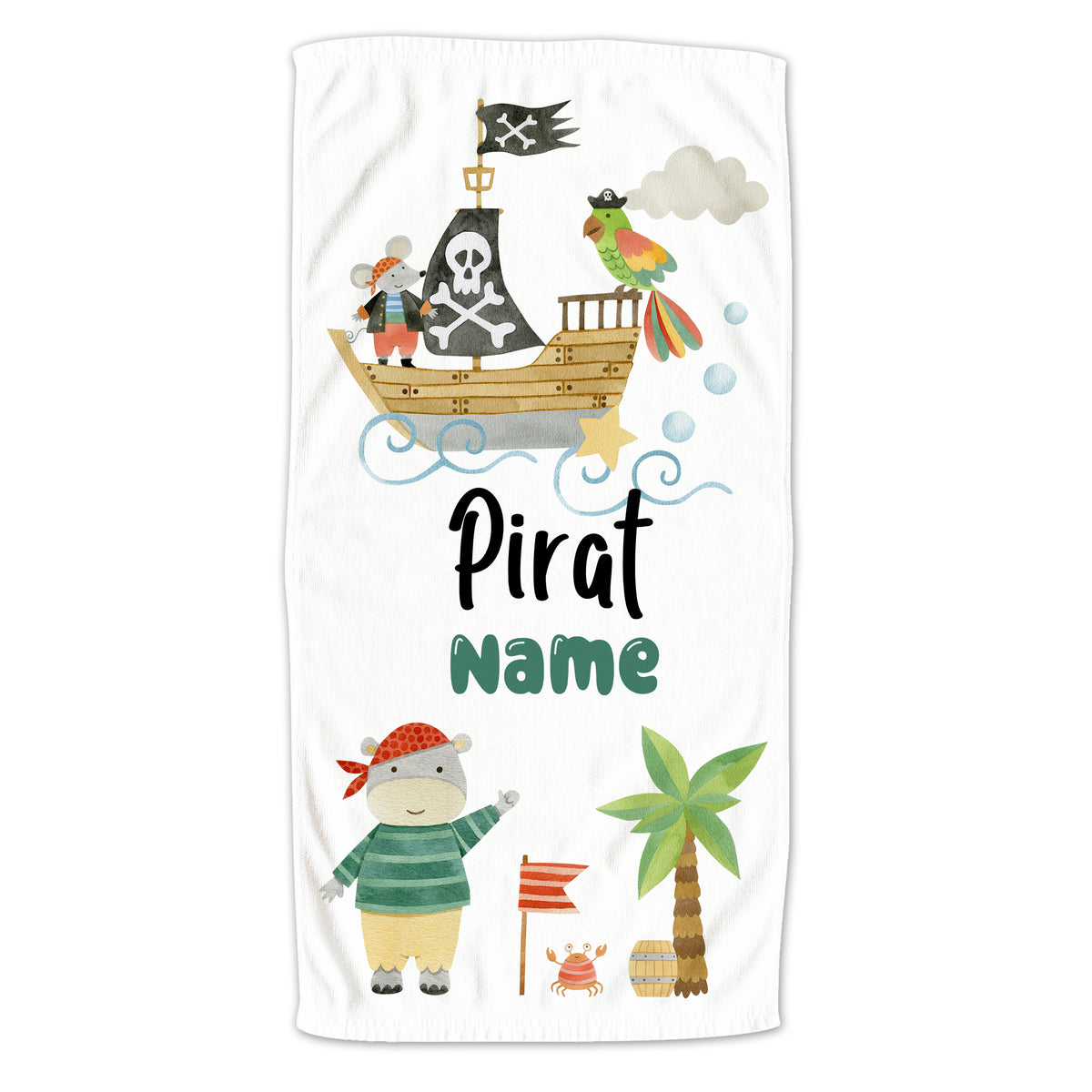 Handtuch Pirat - Für kleine Abenteurer