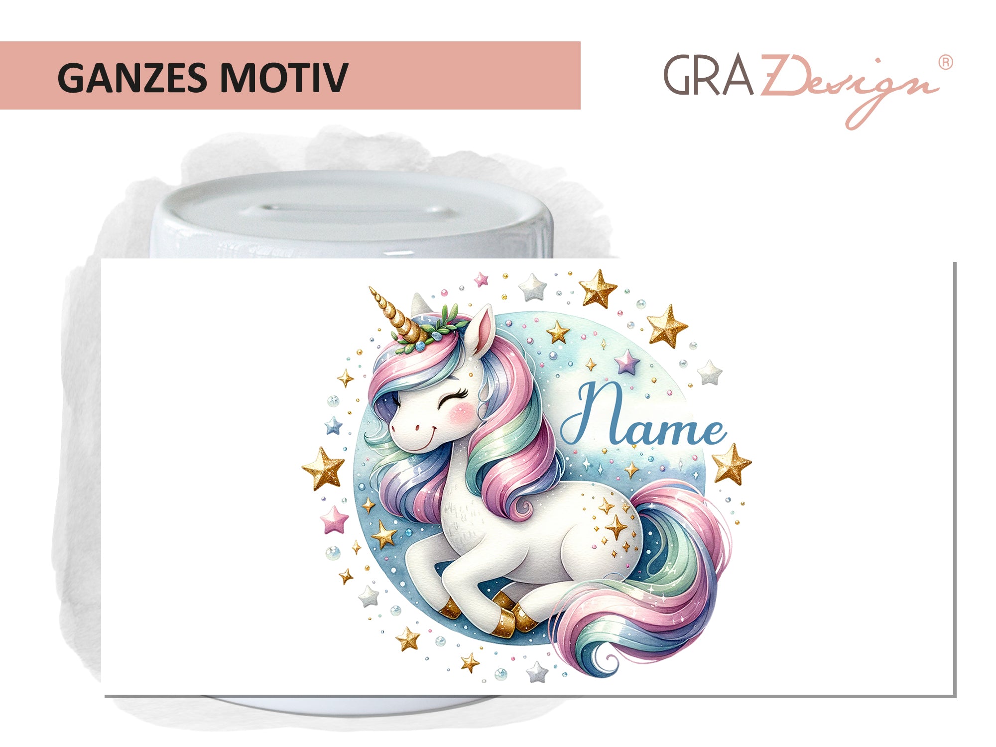 Spardose Einhorn
