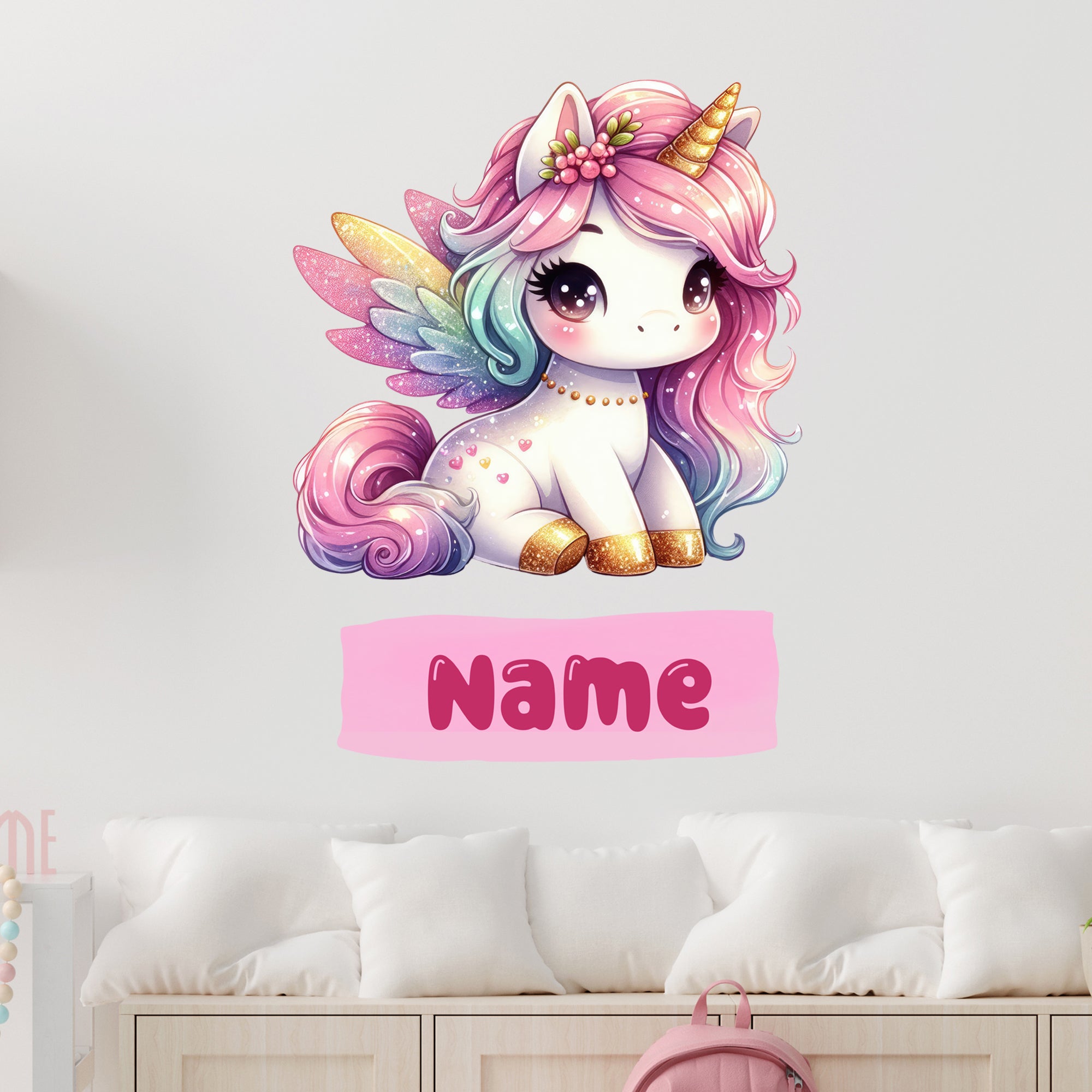 Wandtattoo Einhorn
