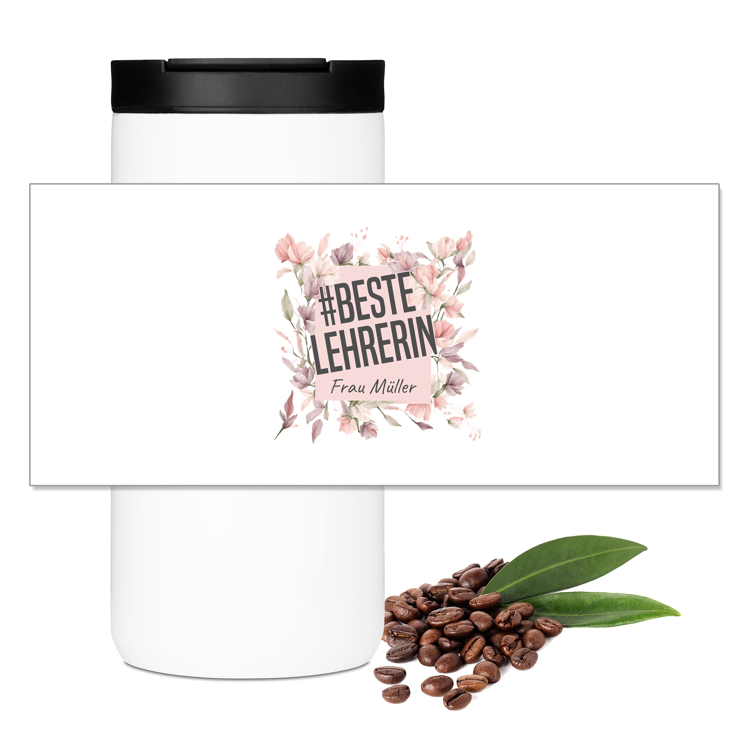 Motivübersicht zum Thermo-Kaffeebecher mit Schriftzug Beste Lehrerin
