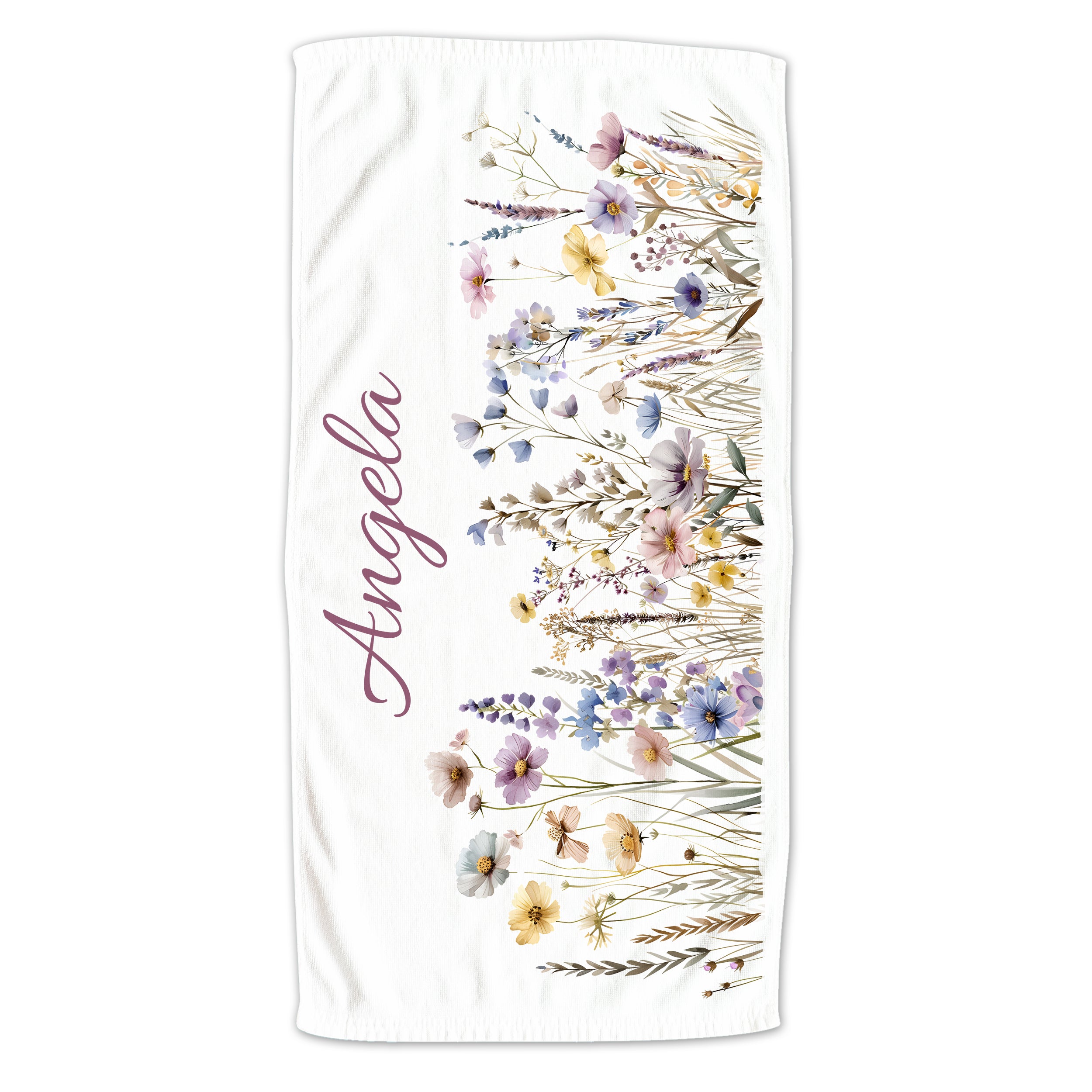 Handtuch mit Wildblumen