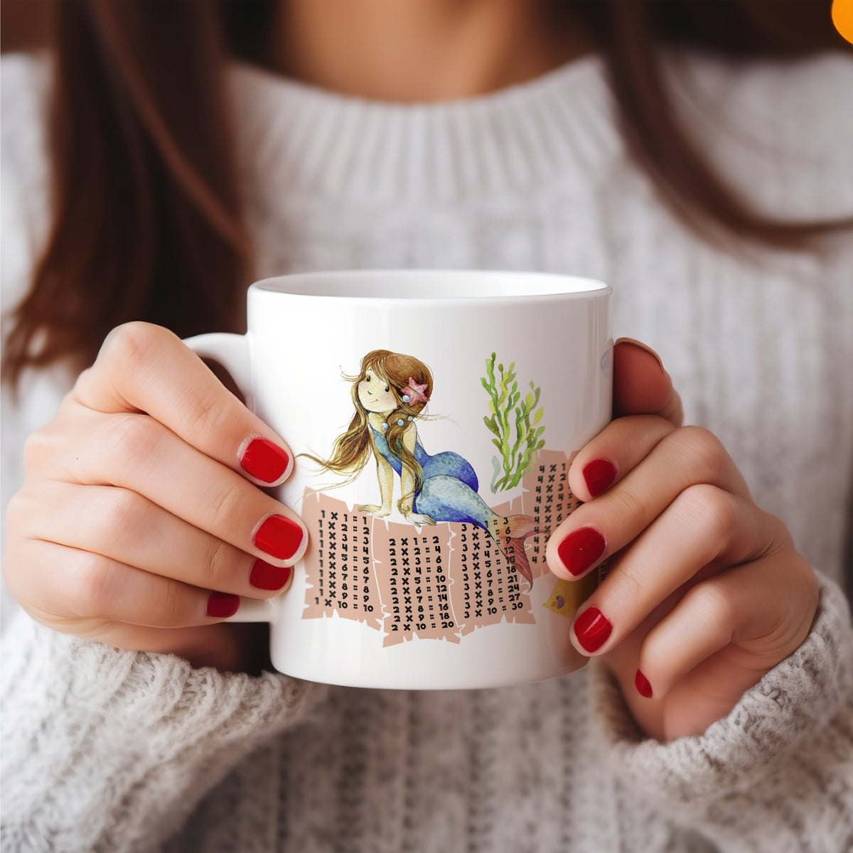 Tasse 1x1 Meerjungfrau