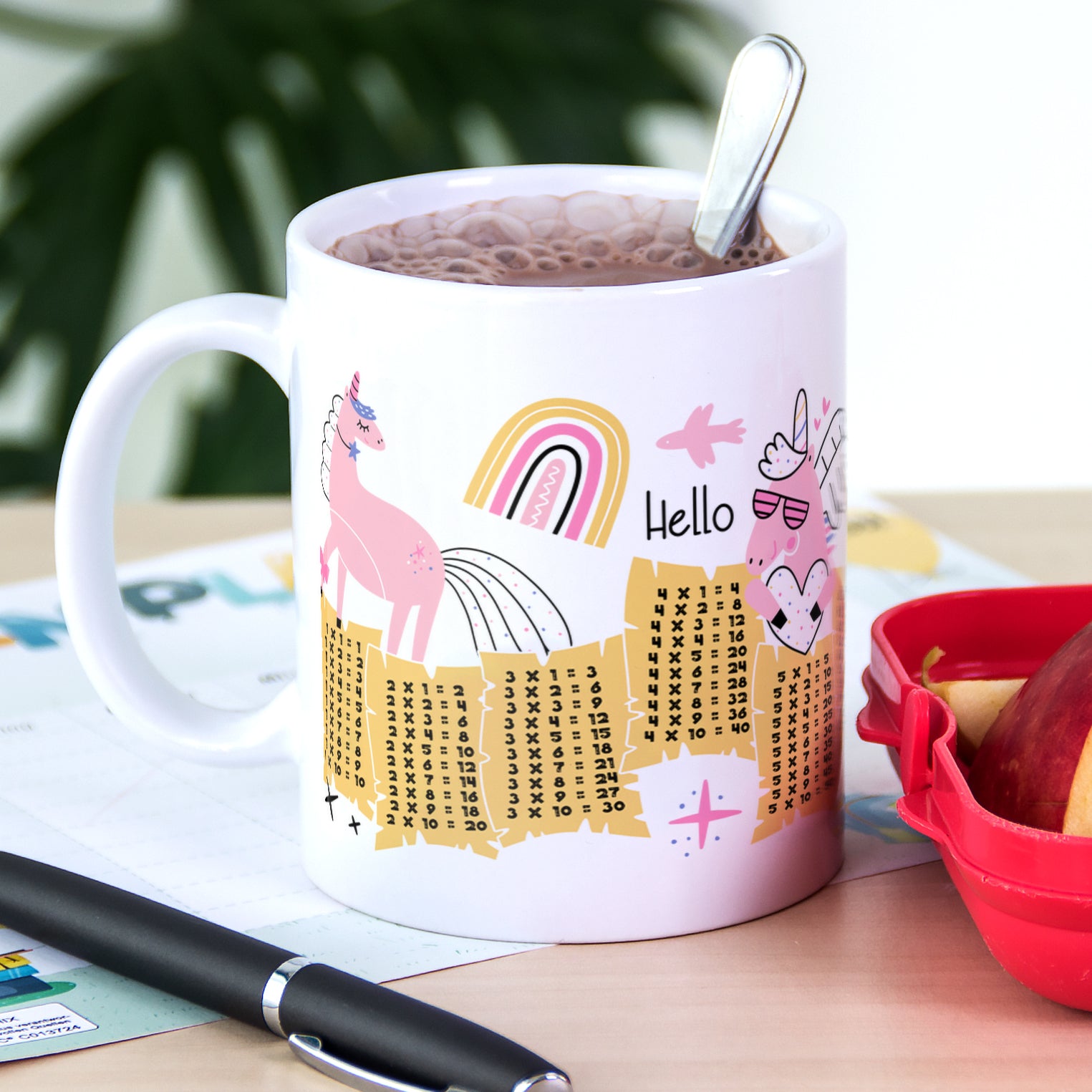 1x1 Tasse Einhorn-Motiv
