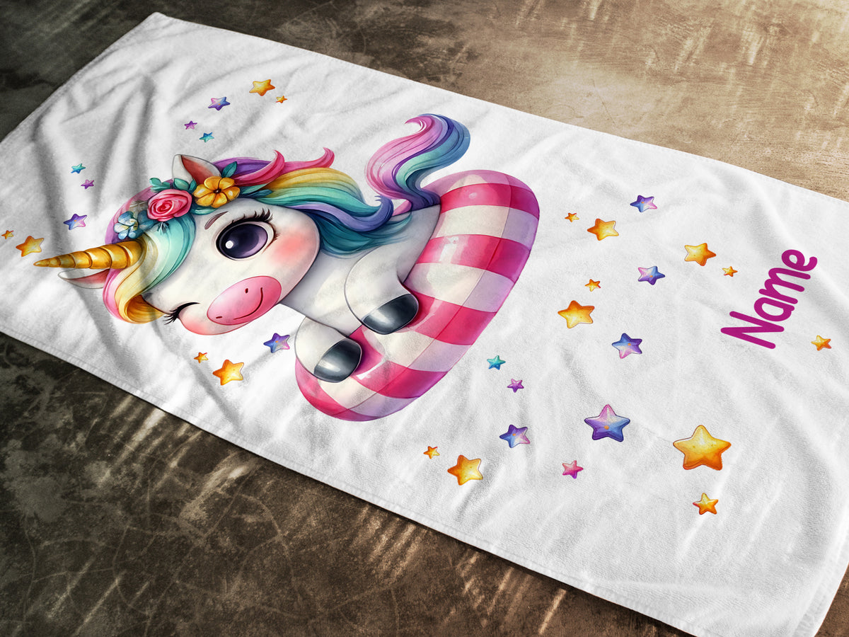 Poolparty Handtuch Einhorn