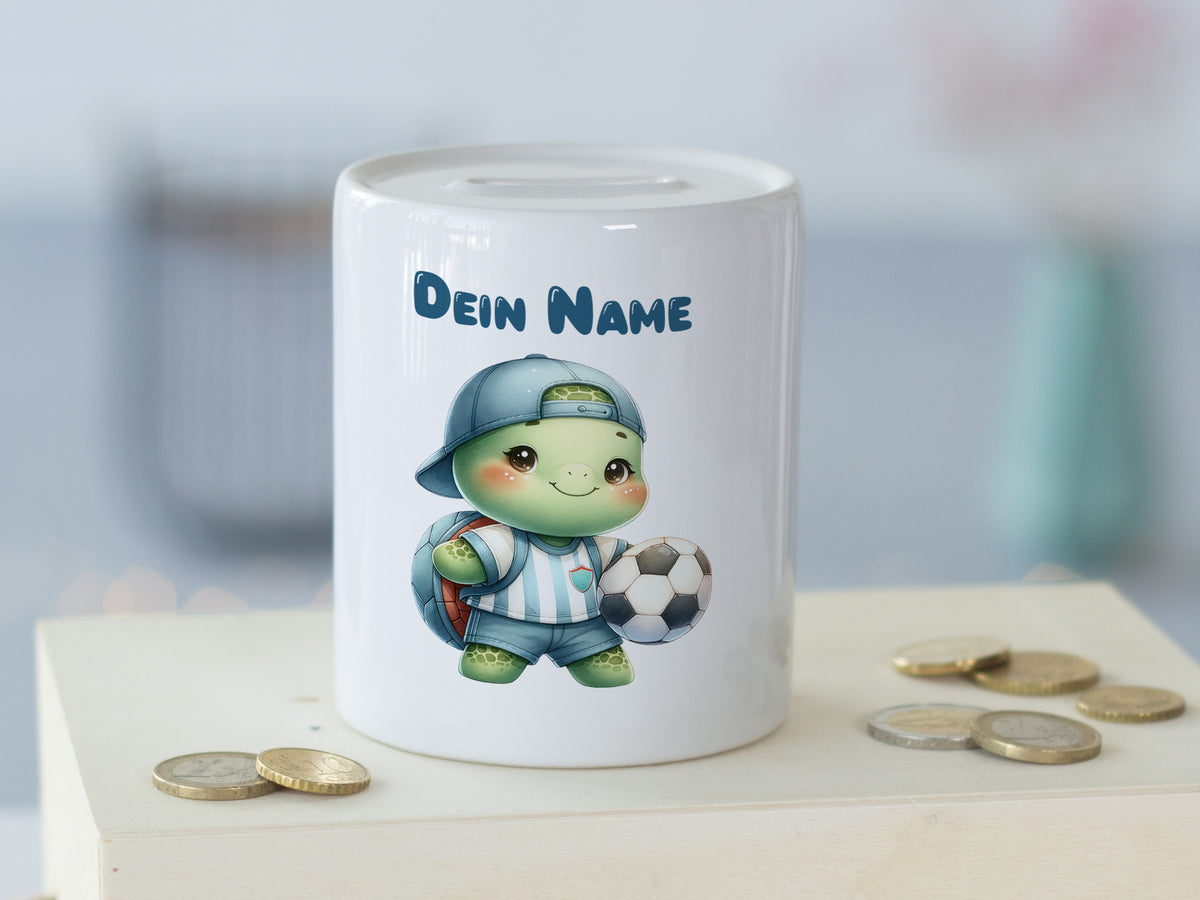 Spardose mit Schildkröte