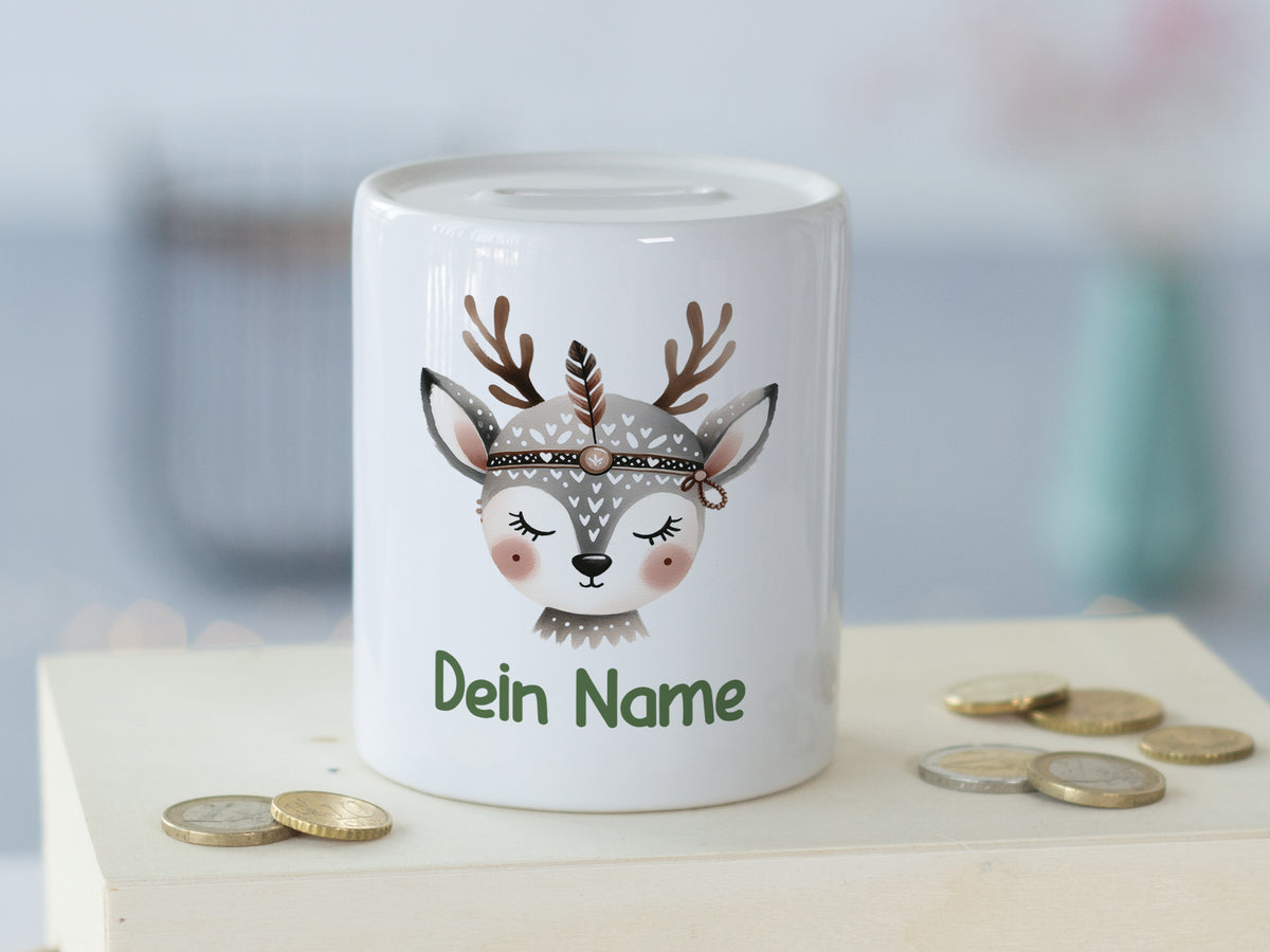 Spardose Rehkitz