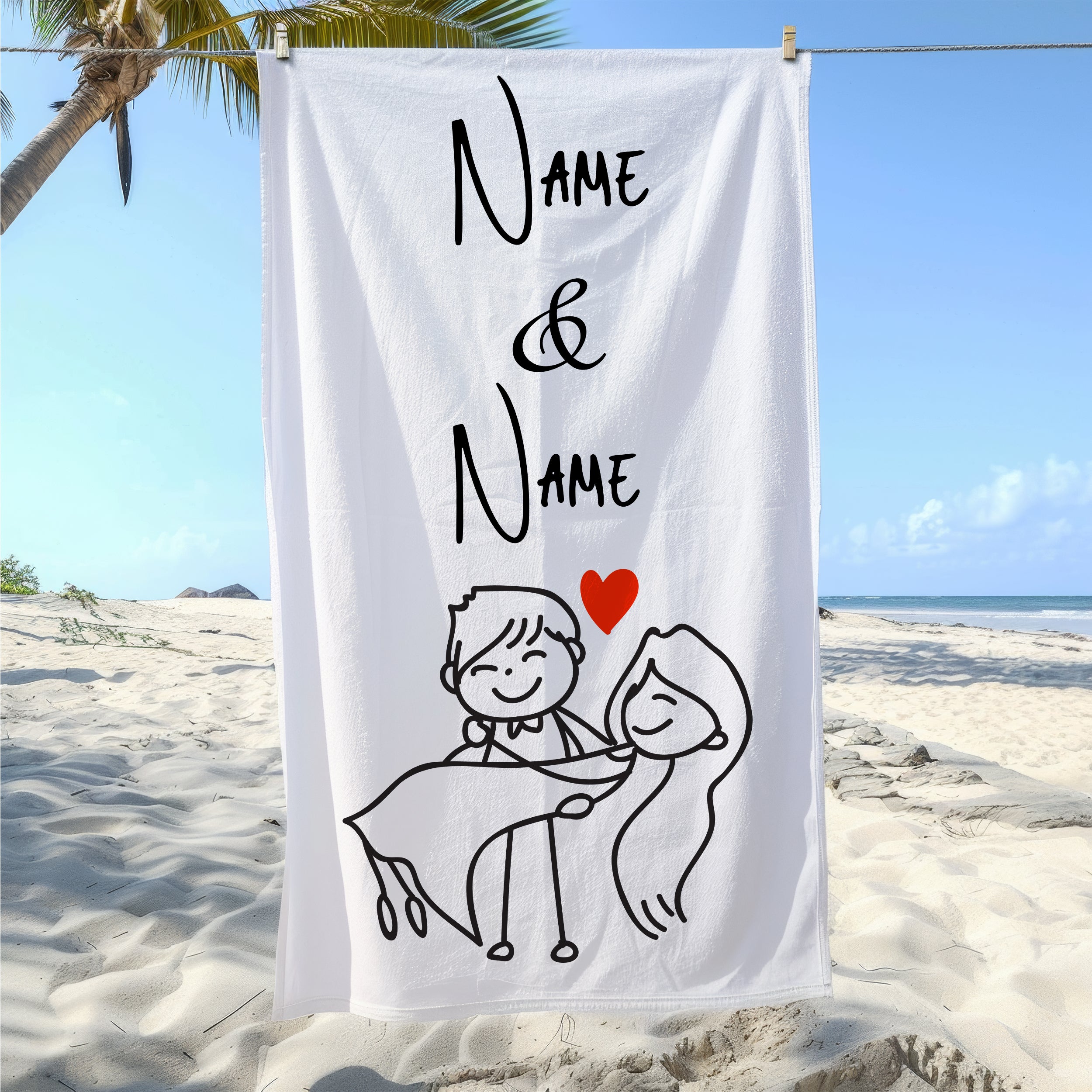 Handtuch zur Hochzeit
