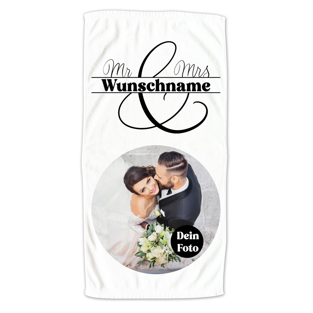 Handtuch Hochzeit mit Foto - Ein persönliches Erinnerungsstück