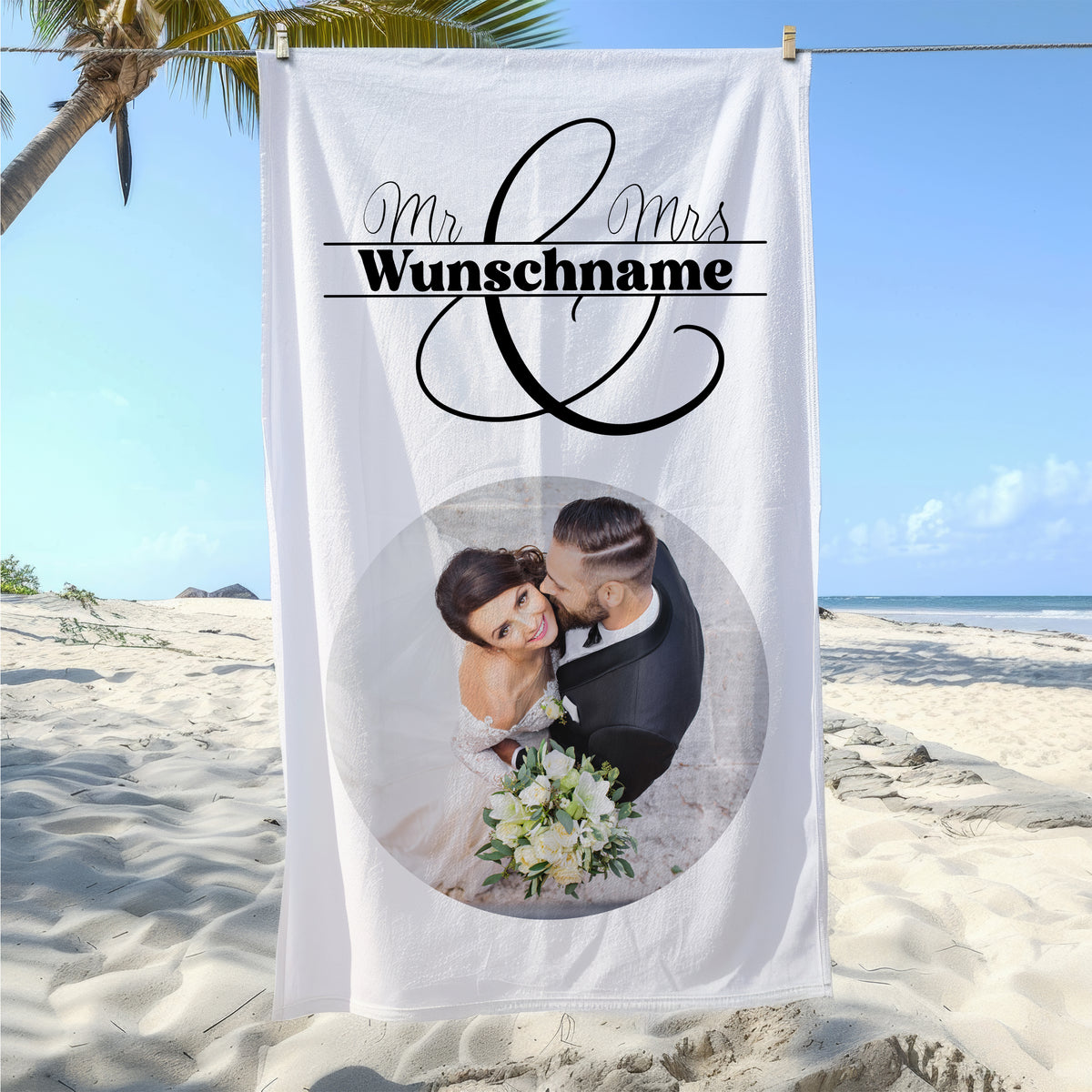 Handtuch Hochzeit mit Foto - Ein persönliches Erinnerungsstück