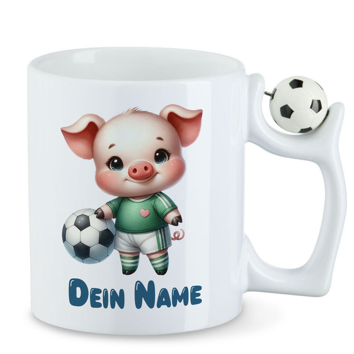 Tasse Fussball Ferkel