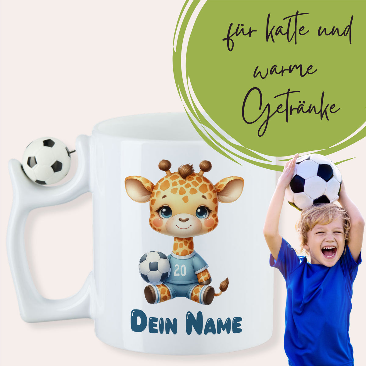 Keramiktasse Giraffe