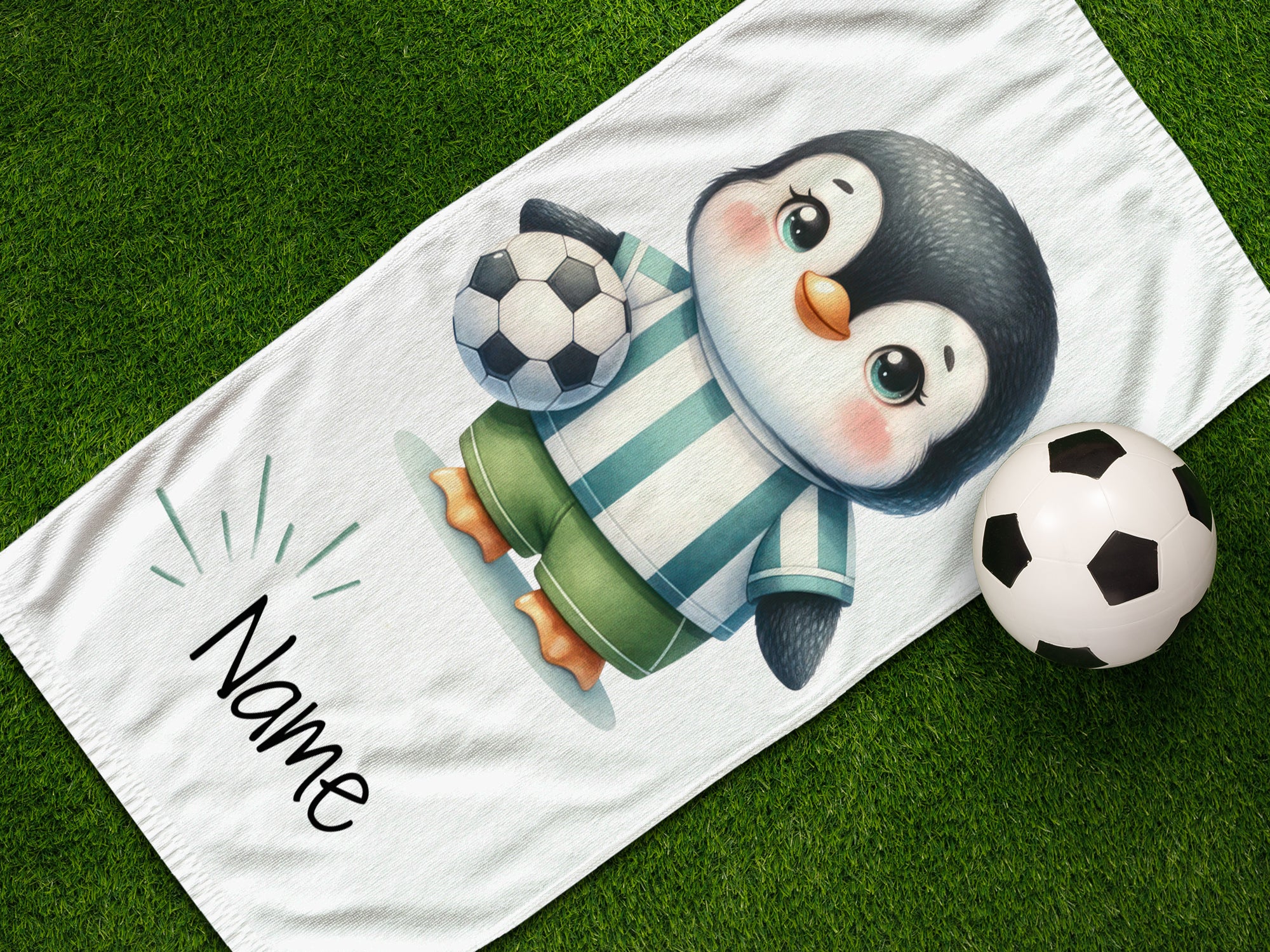 Handtuch mit Pinguin