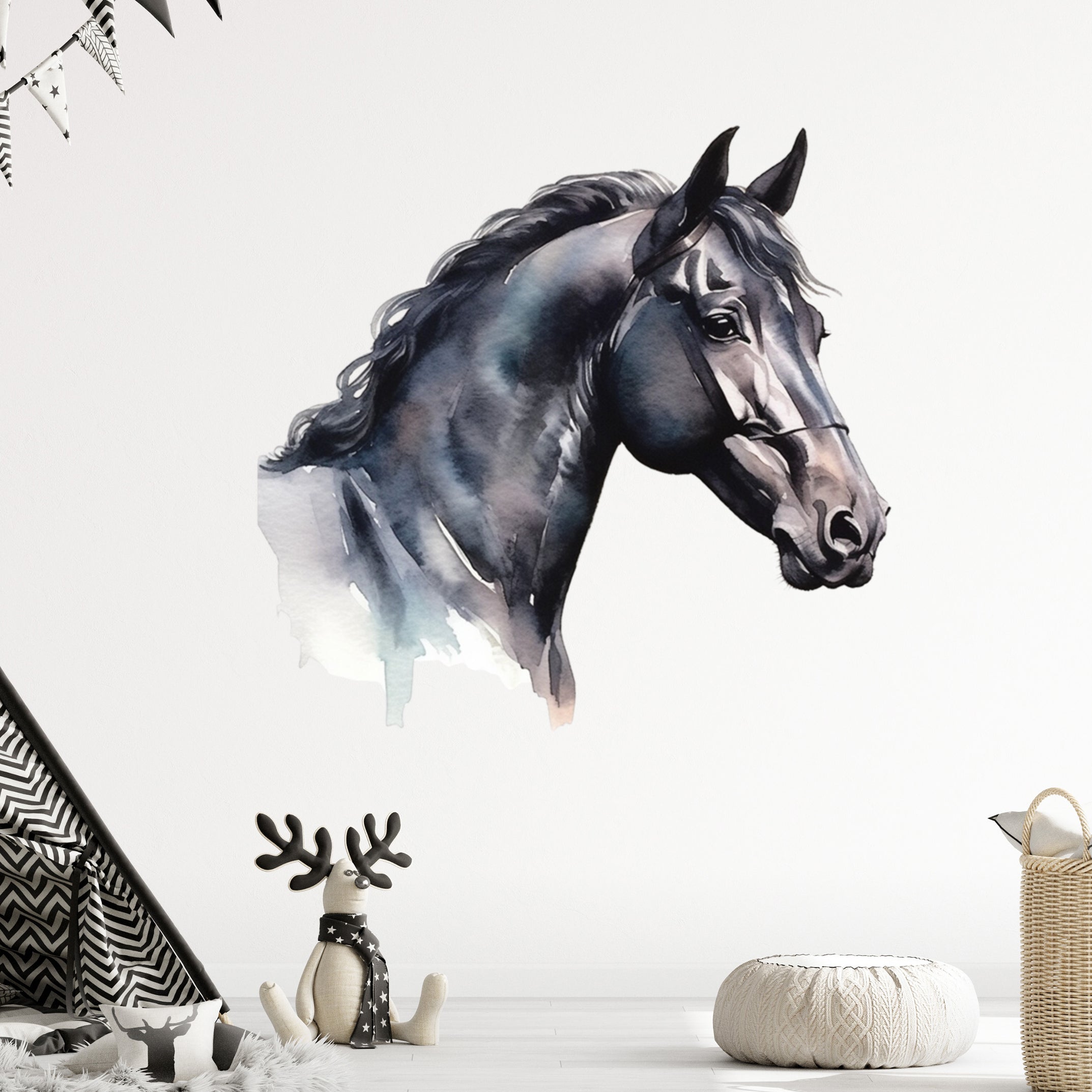 Wandtattoo Pferd