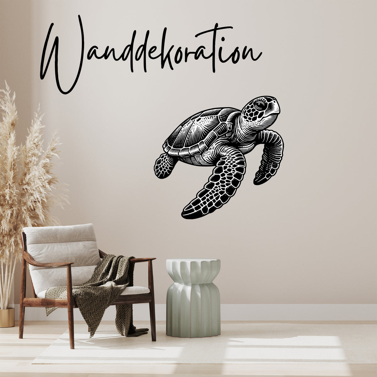Wandtattoo Meeresschildkröte