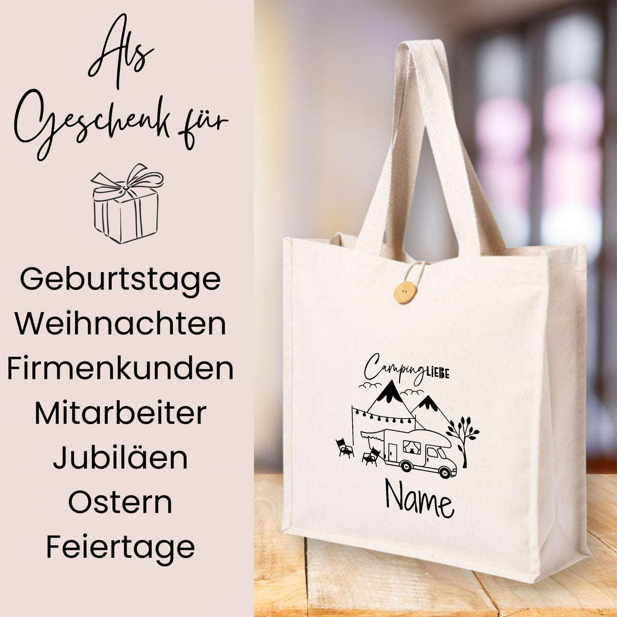 Tasche Campingliebe