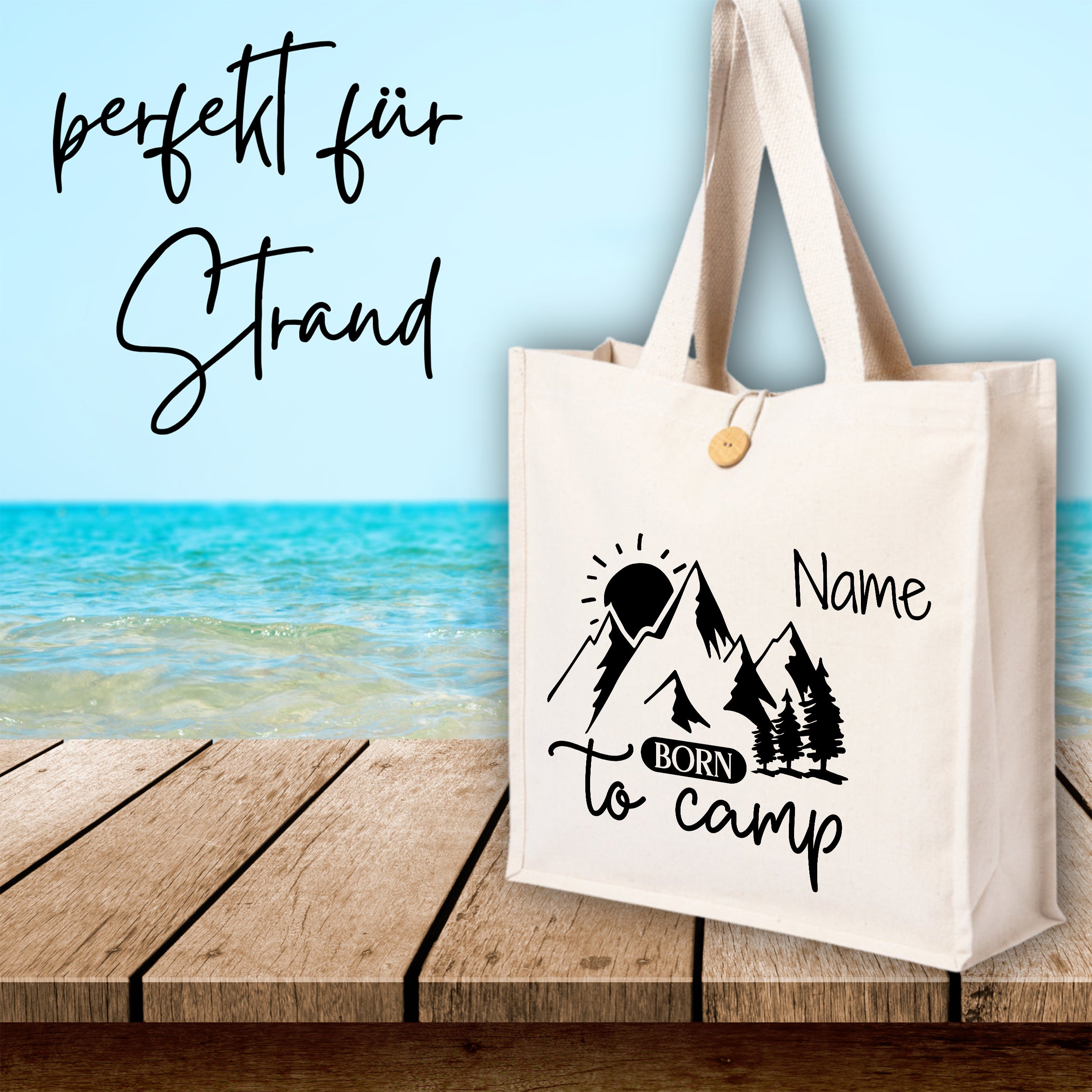 Tasche Born to Camp