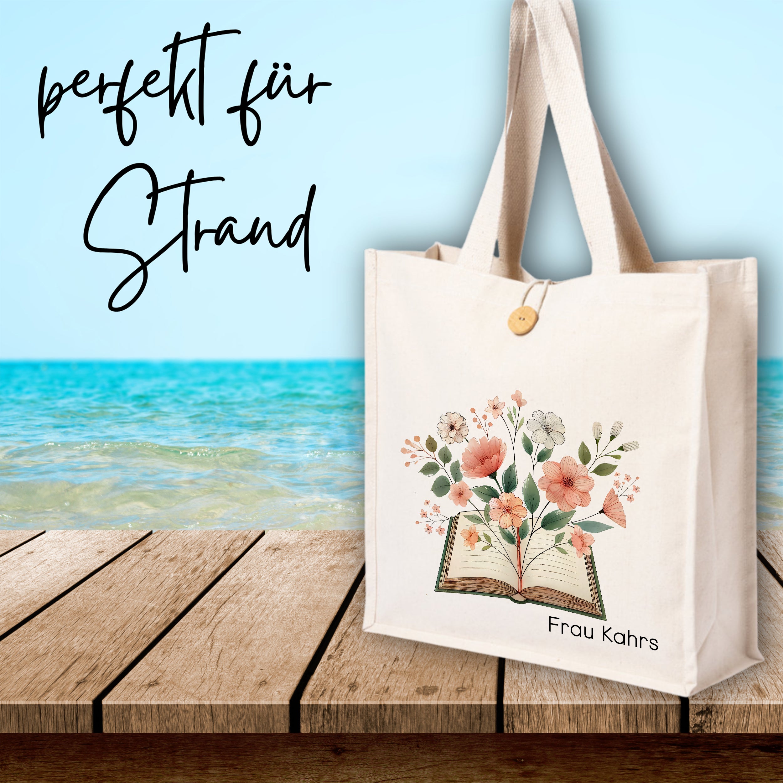 Tasche mit Blüten