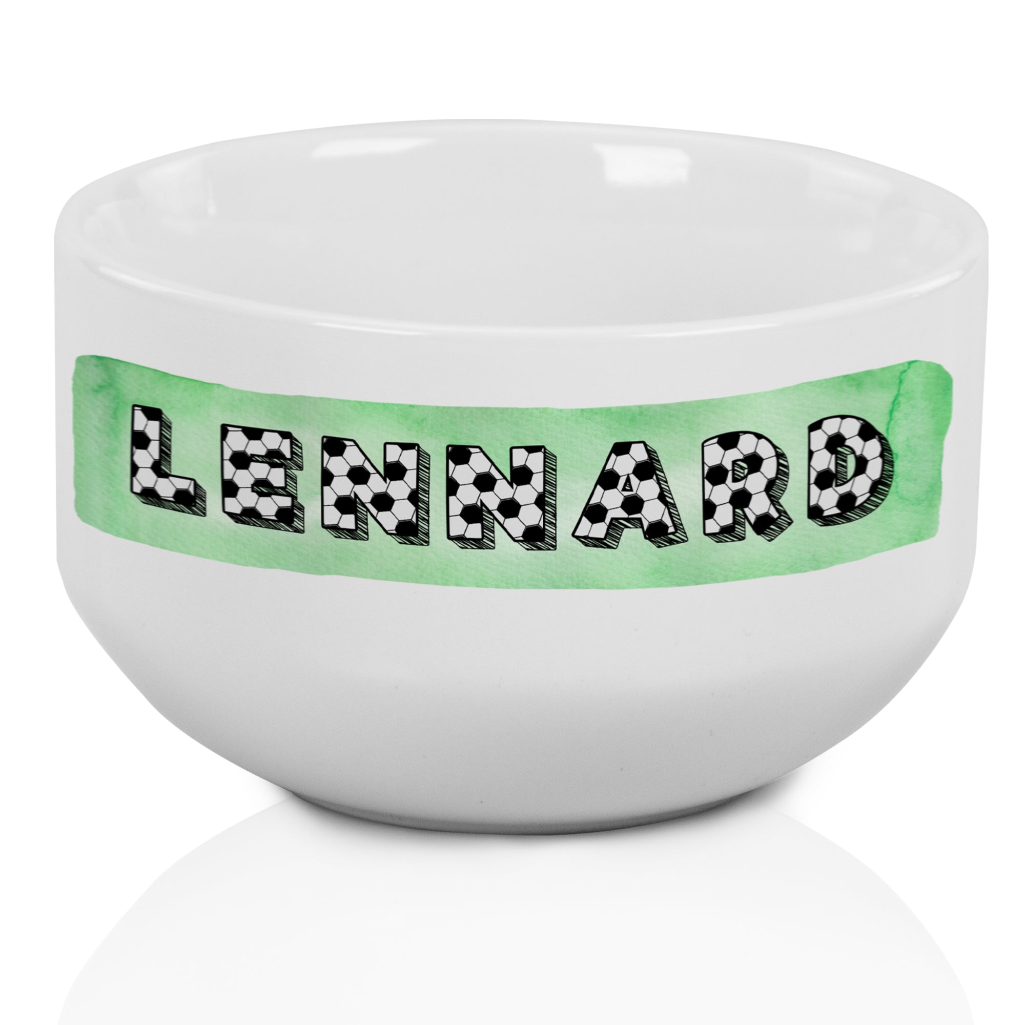 Mueslischale Mit Namen personalisiert, Fussball