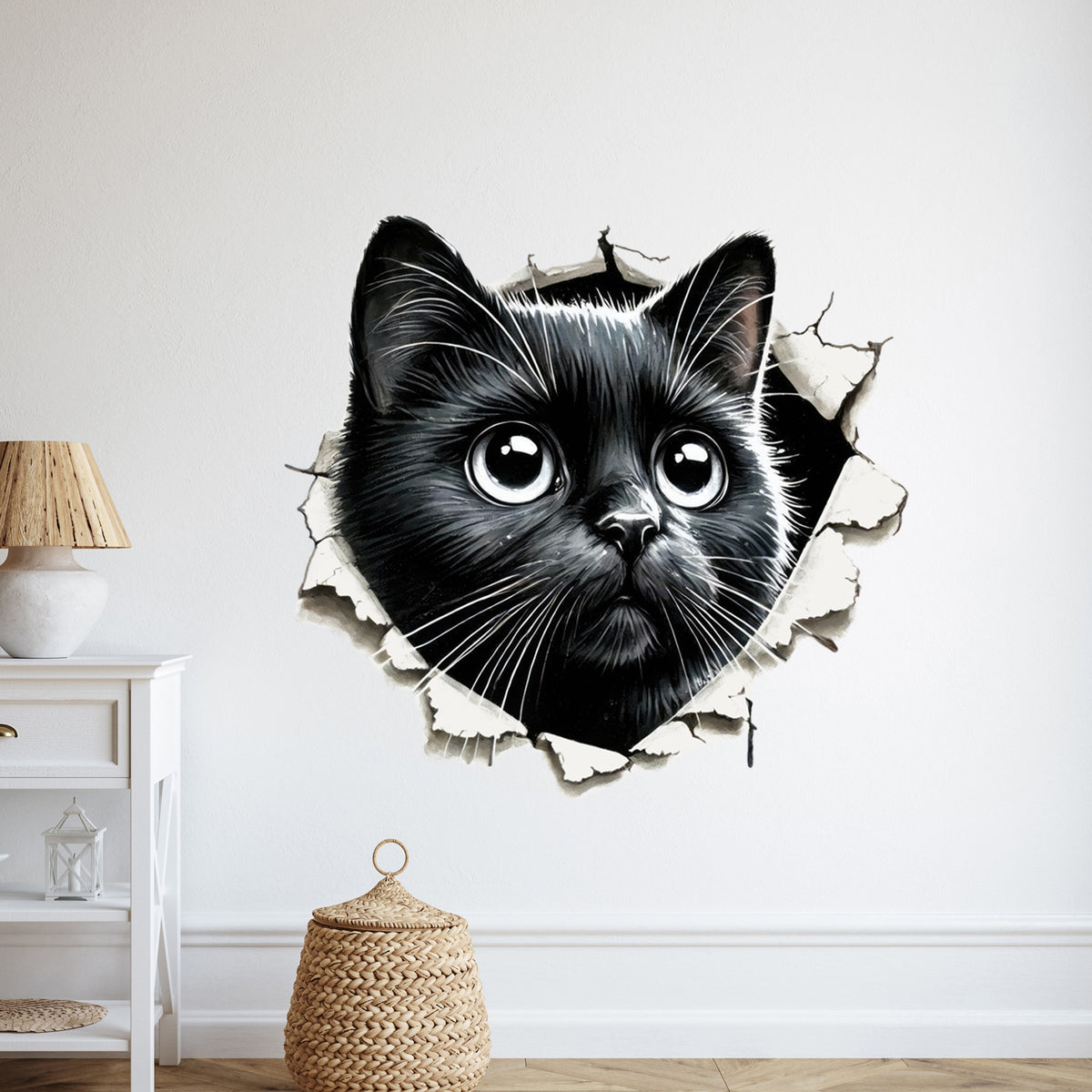 Wandtattoo Katze