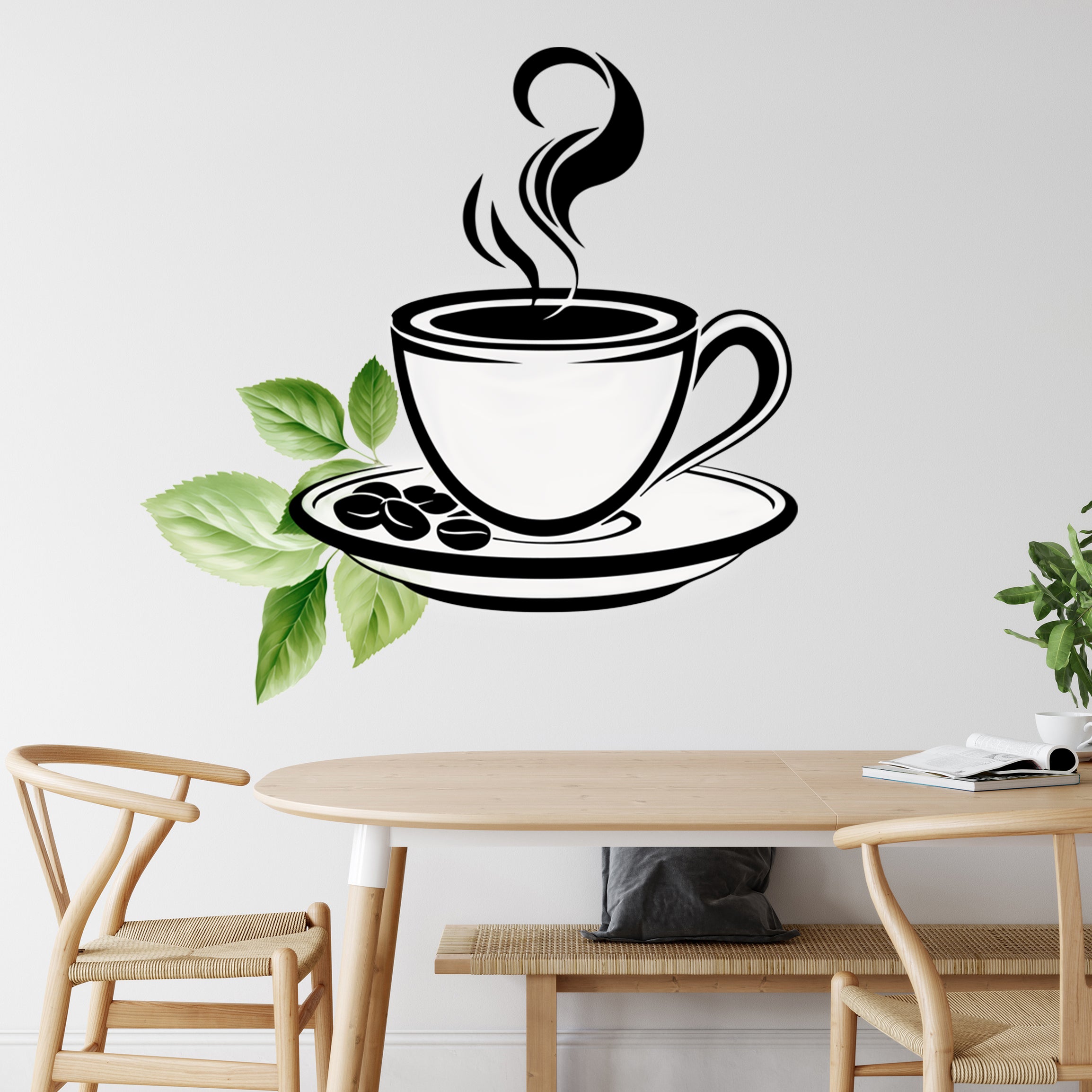 Wandtattoo Kaffeetasse - Für gemütliche Kaffeepausen