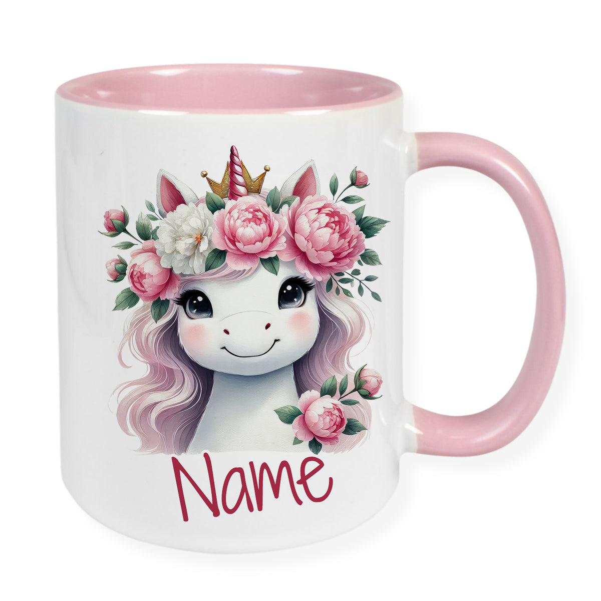 Personalisierte Tasse Einhorn