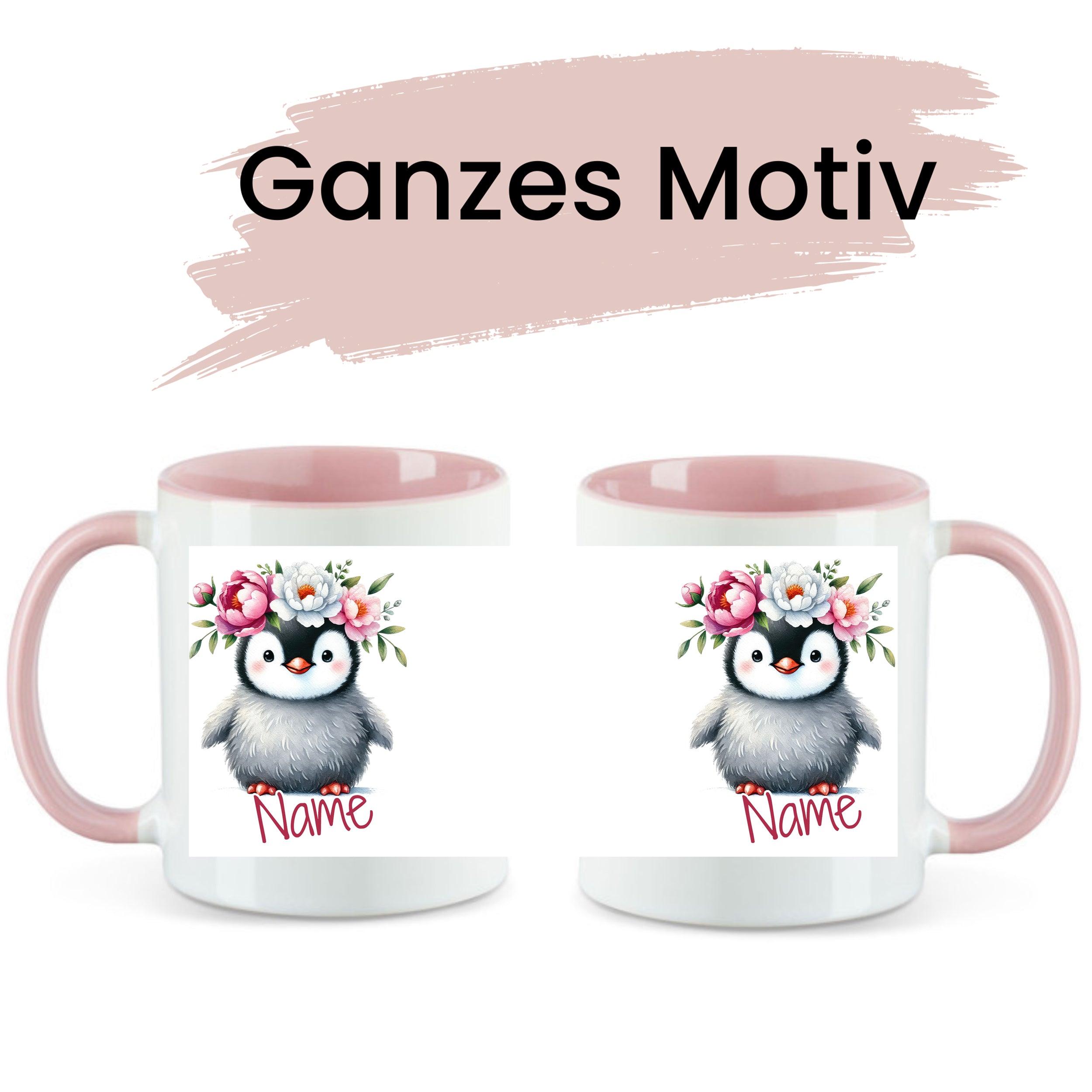 Personalisierte Tasse Pinguin