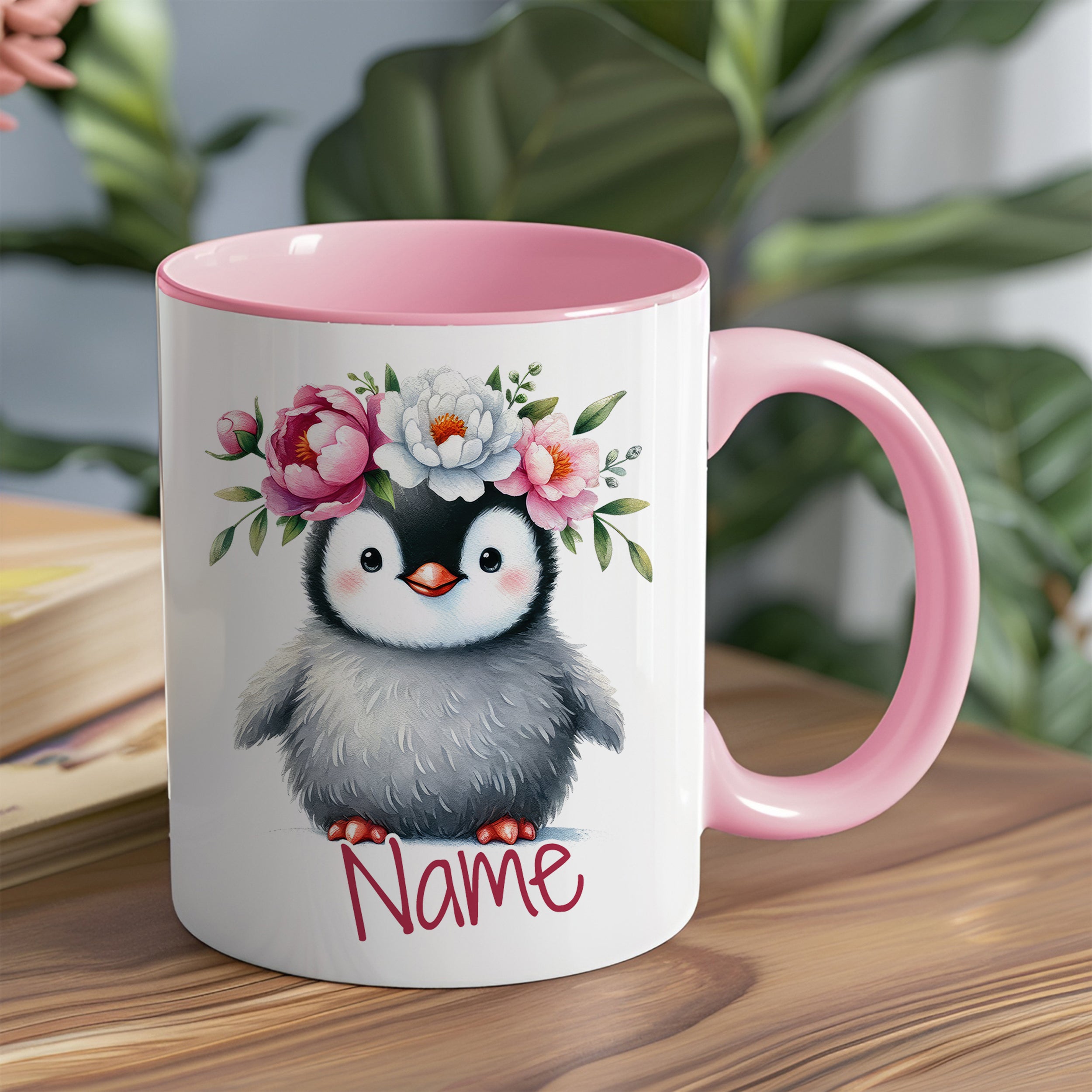 Personalisierte Tasse Pinguin