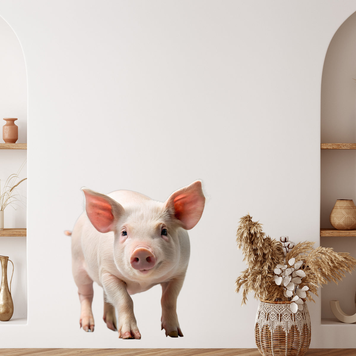 Wandtattoo Schwein