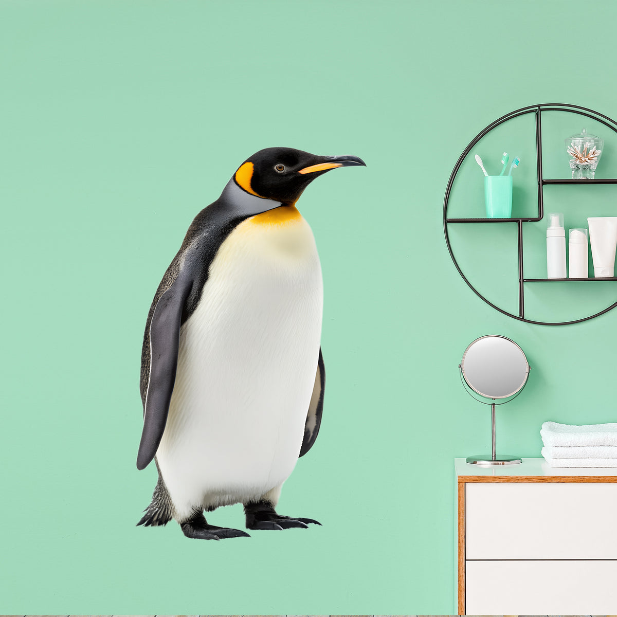 Wandtattoo Pinguin