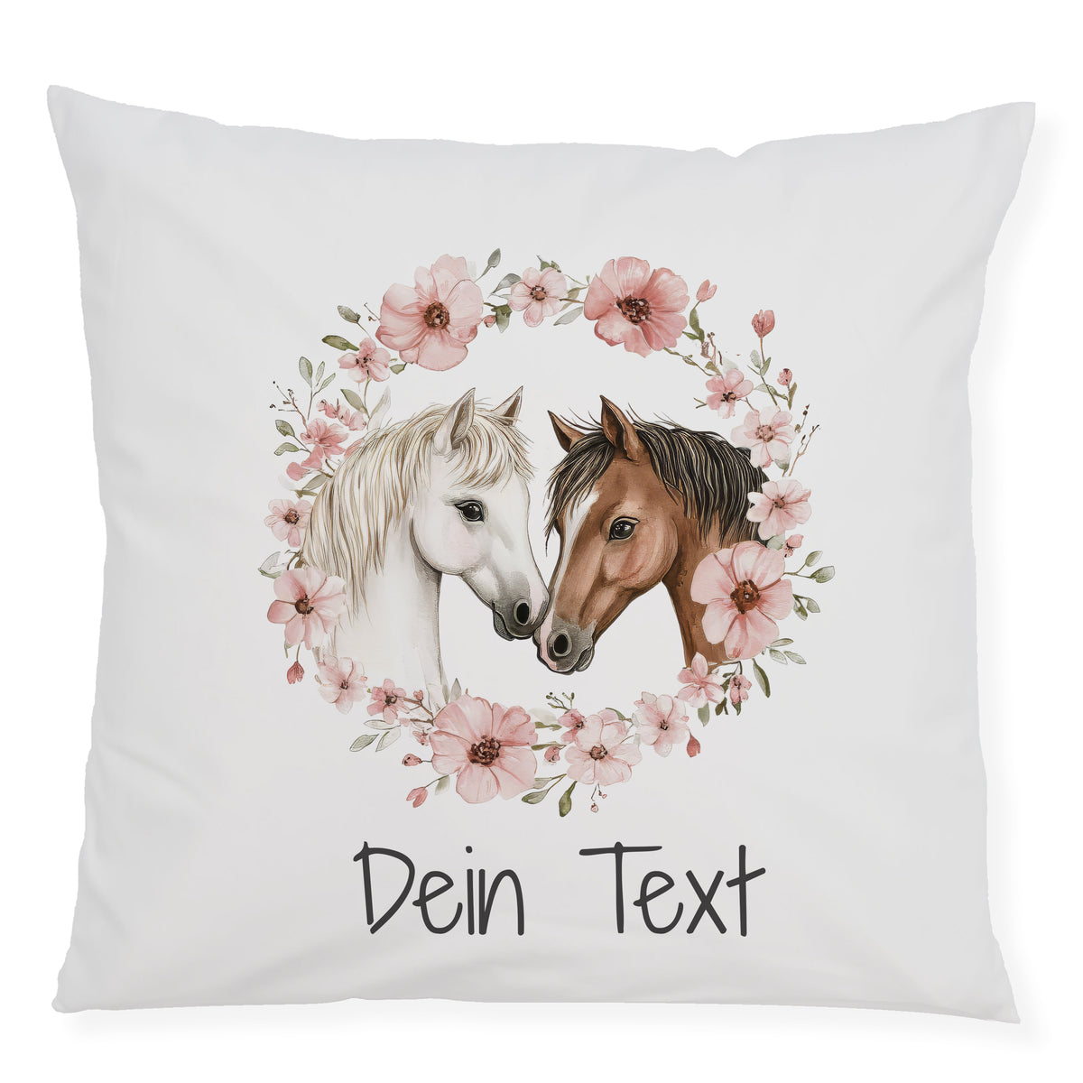 Kissenbezug Pferde